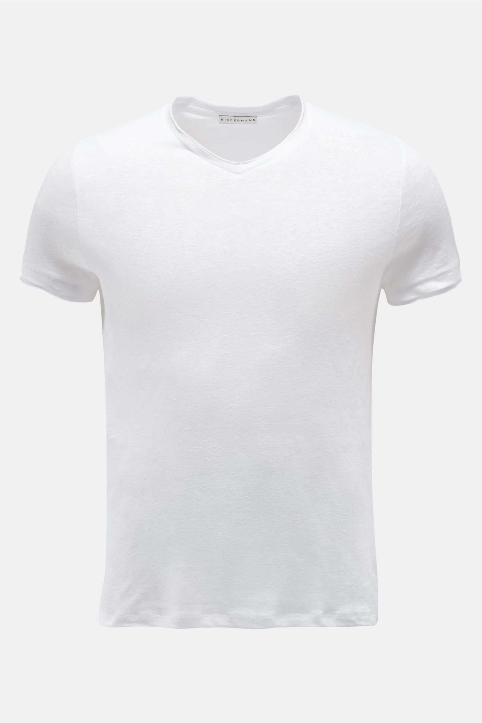 V-neck T-shirt 'Flynn' white