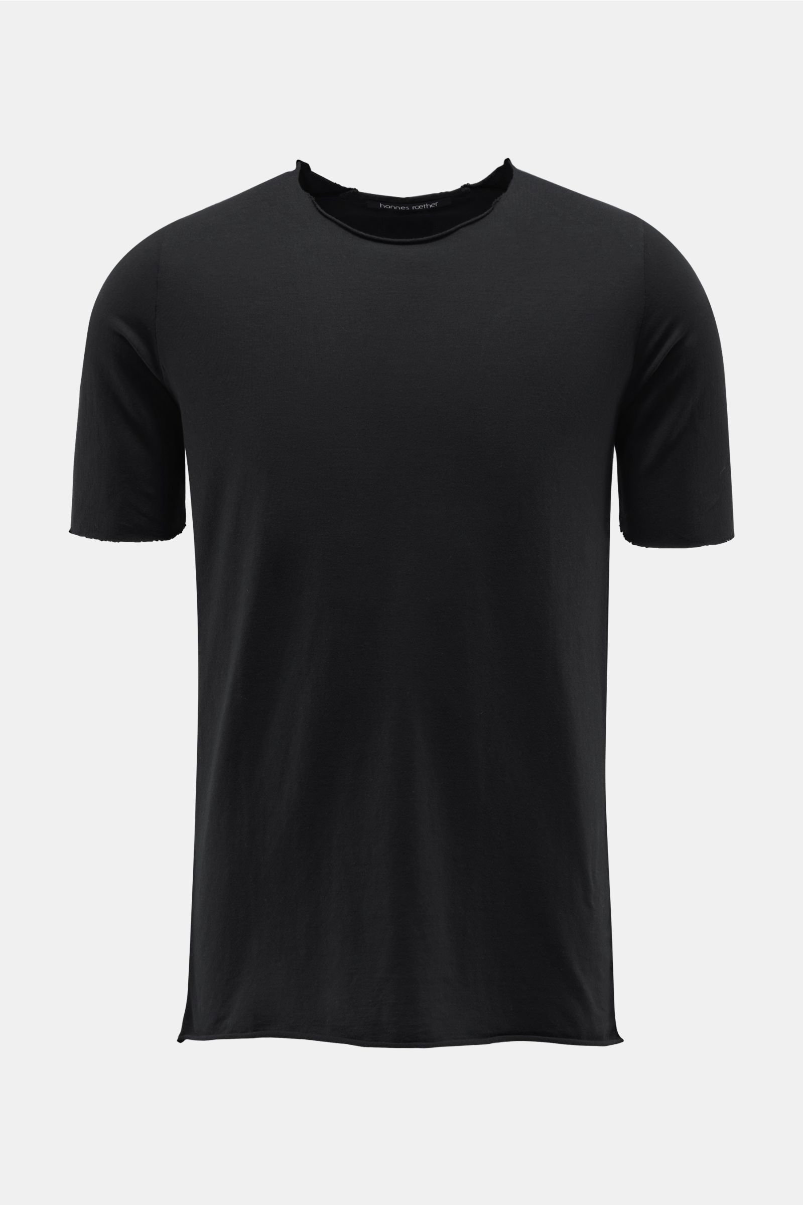 R-Neck T-Shirt 'de35mel-k.215' schwarz