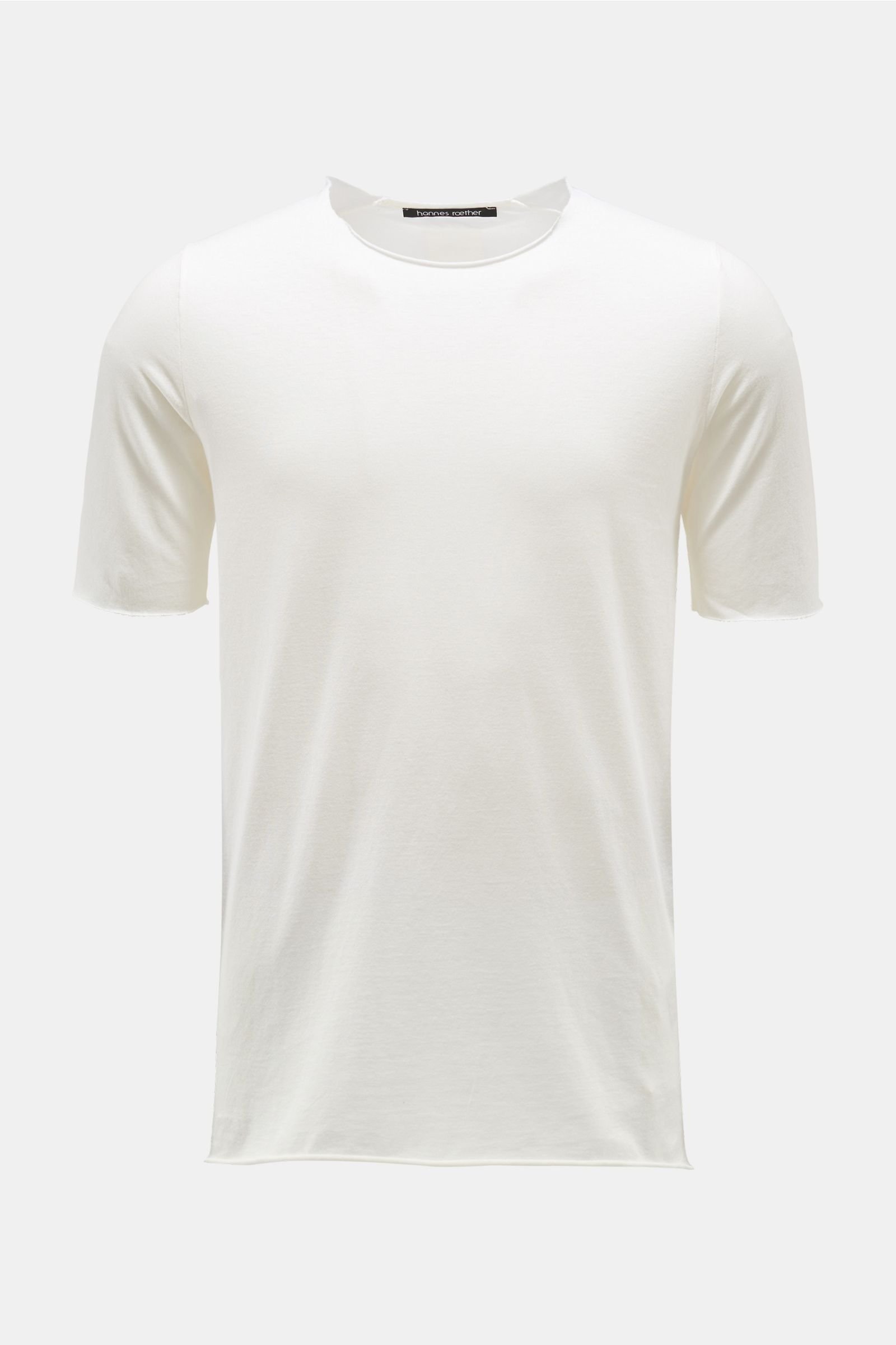 Crew neck T-shirt 'de35mel-k.215' off-white
