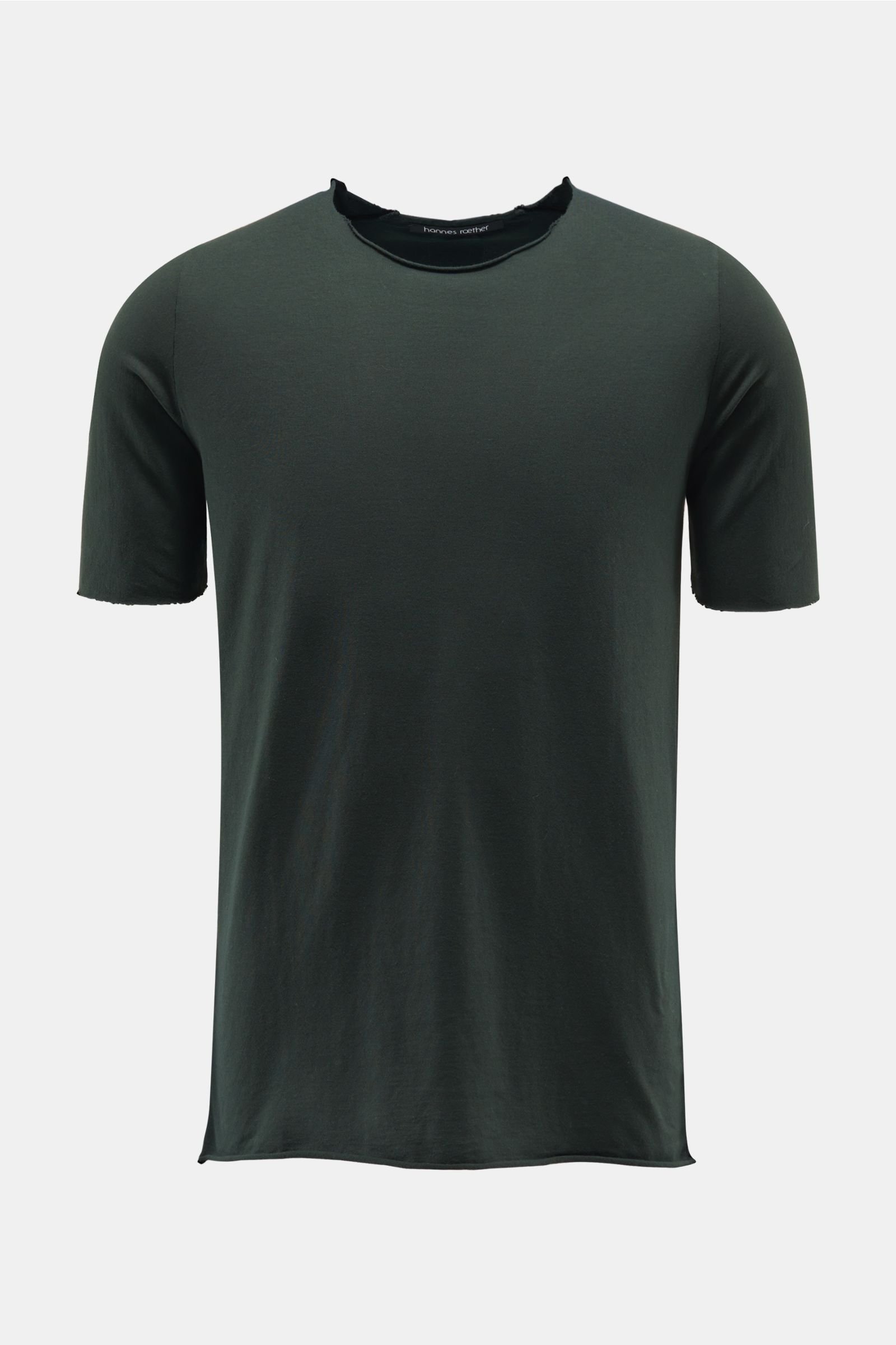 R-Neck T-Shirt 'de35mel-k.215' dunkelgrün