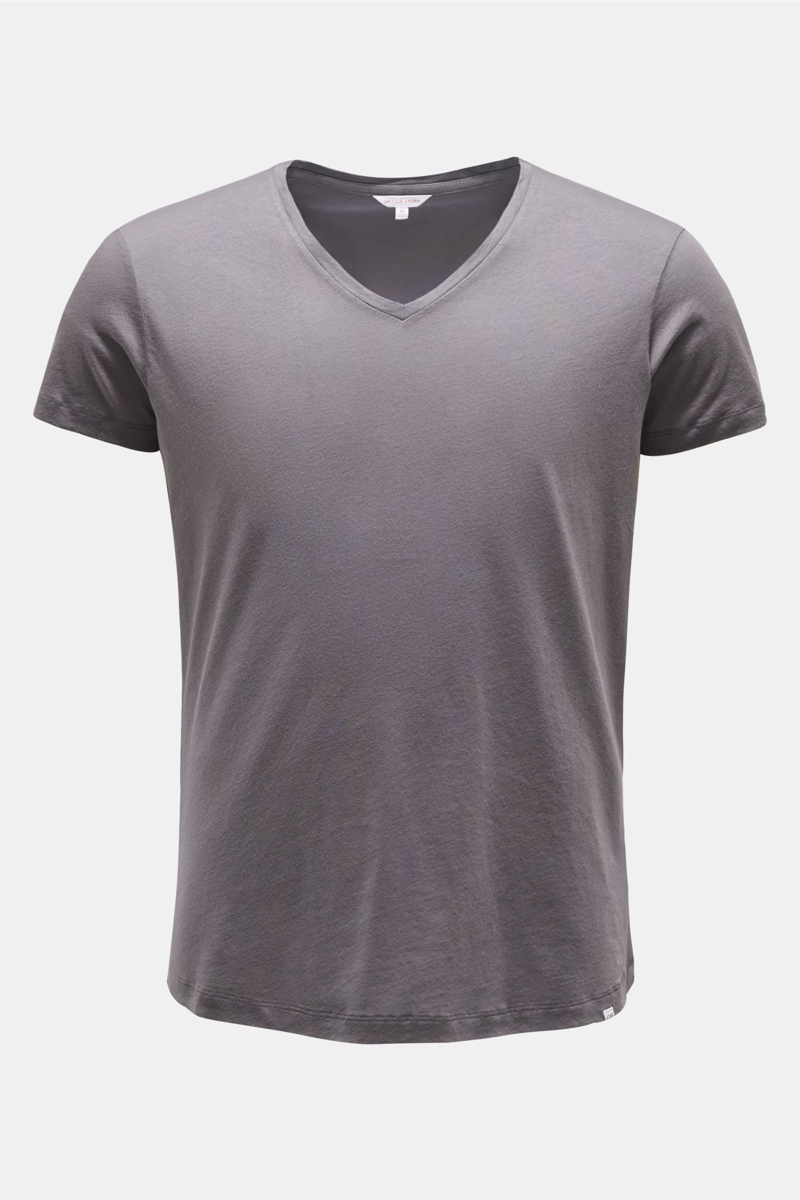 V-neck T-shirt dark grey