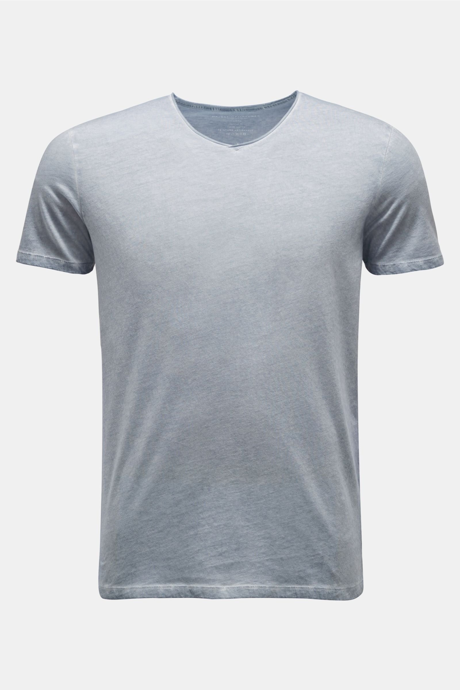 V-neck T-shirt smoky blue
