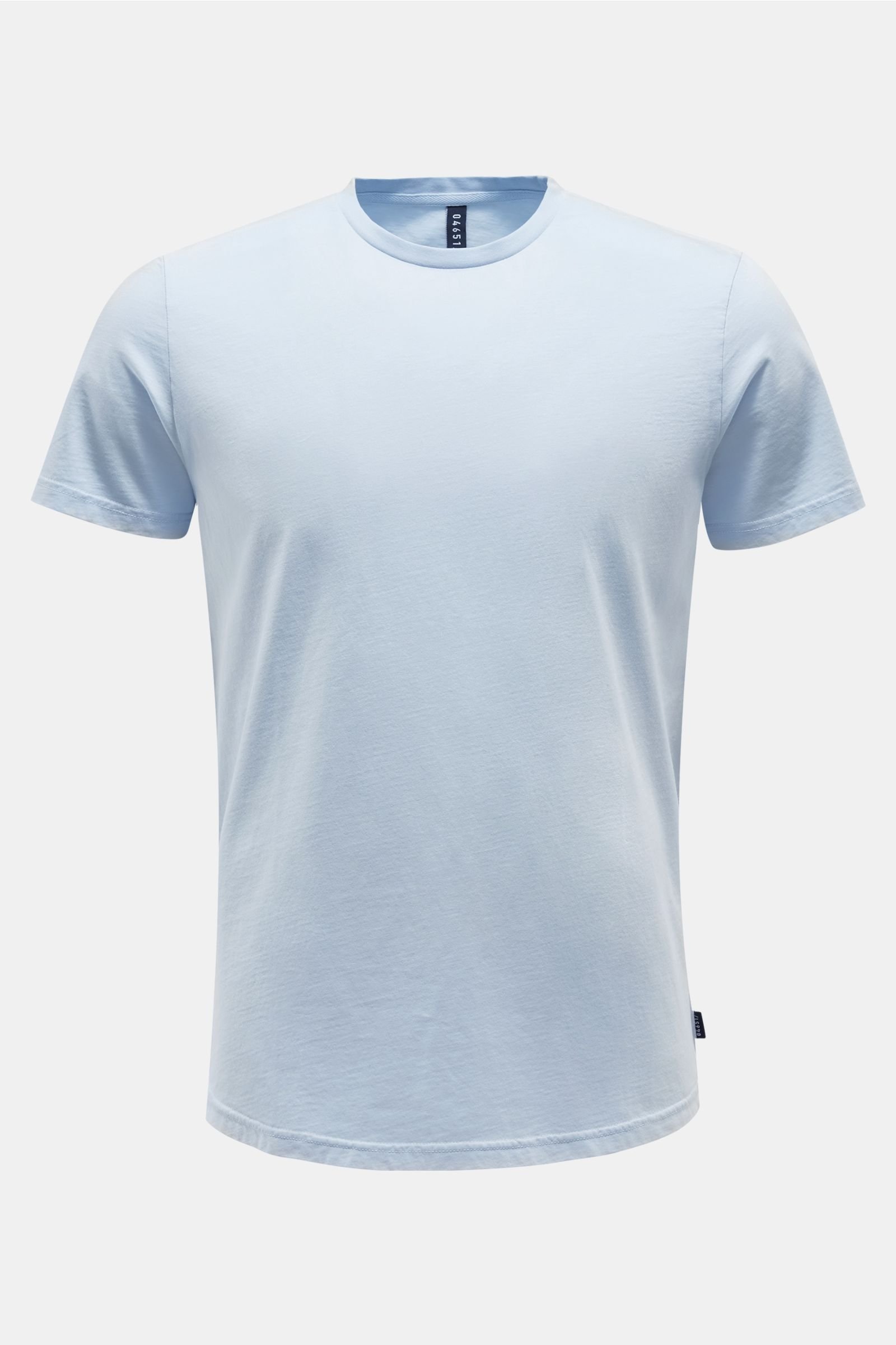 R-Neck T-Shirt pastellblau