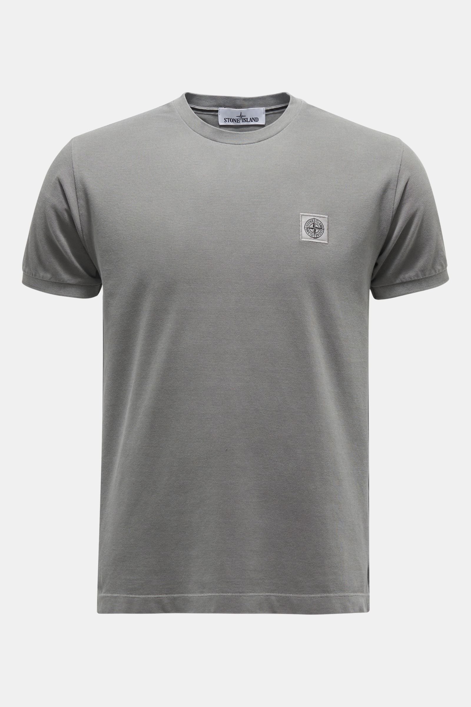 Rundhals-T-Shirt grau