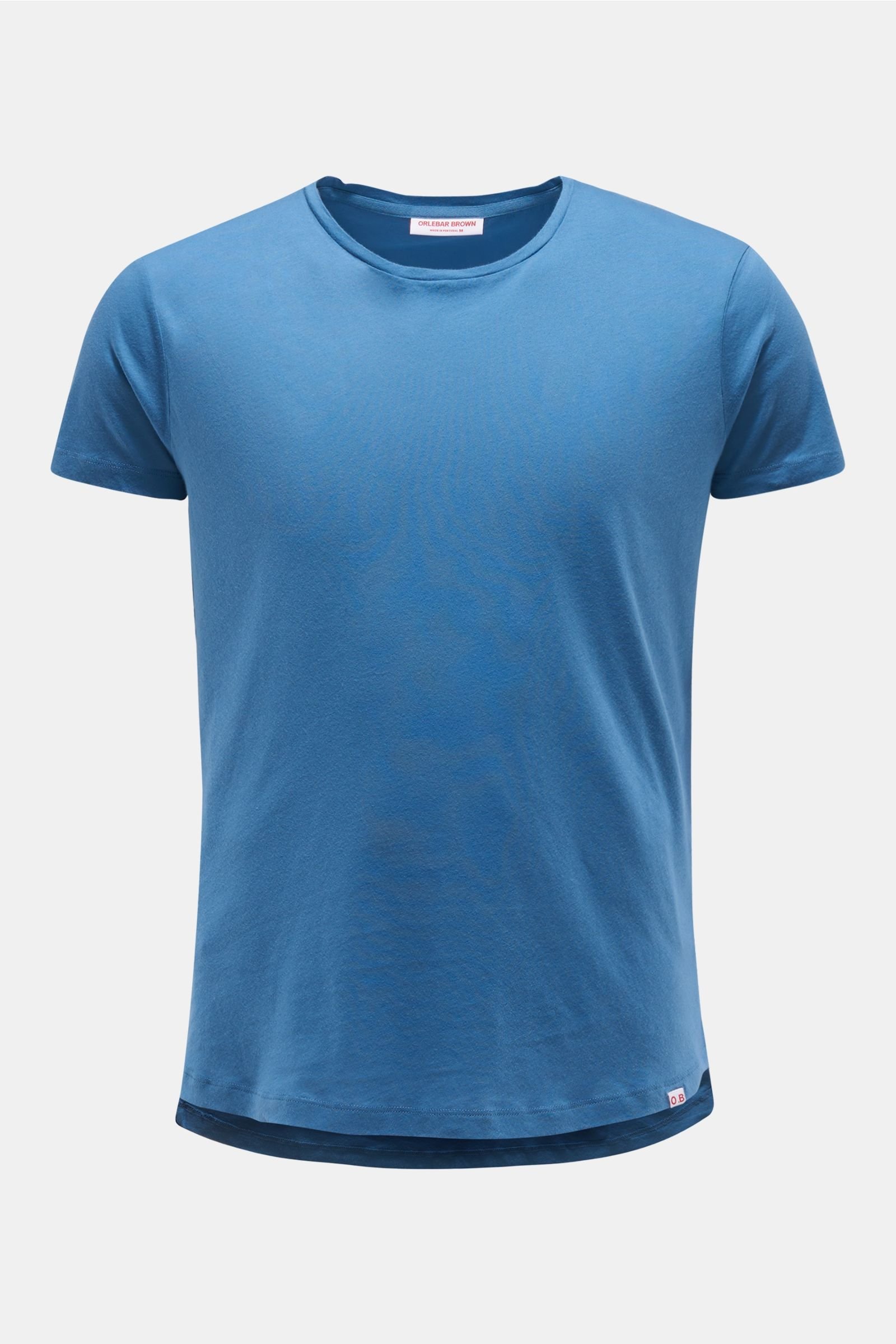 Crew neck T-shirt 'OB-T' grey-blue