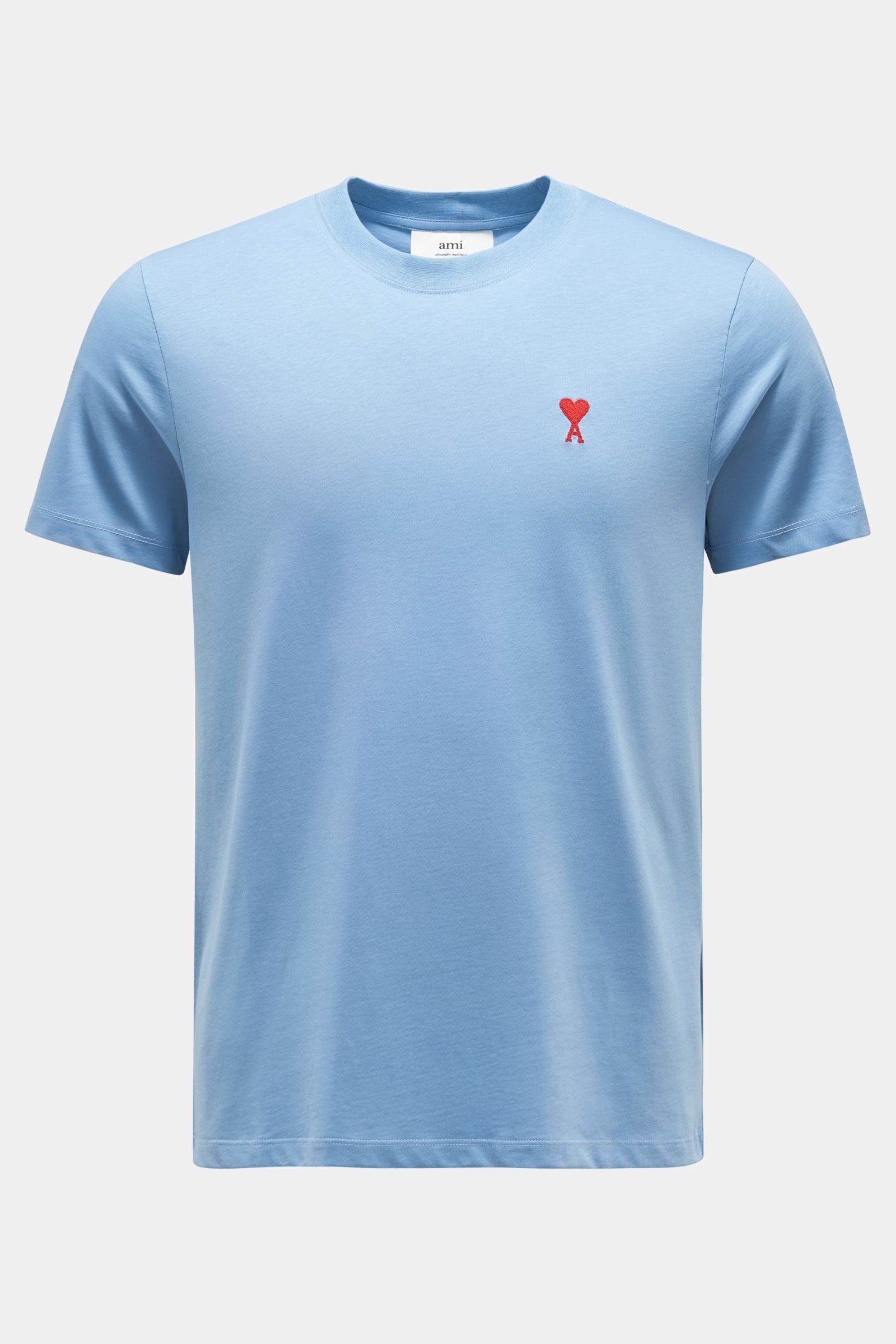 Crew neck T-shirt smoky blue 