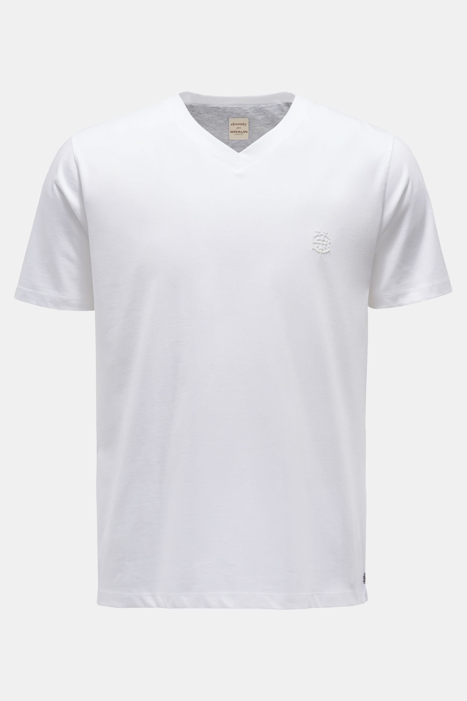 V-neck T-shirt off-white