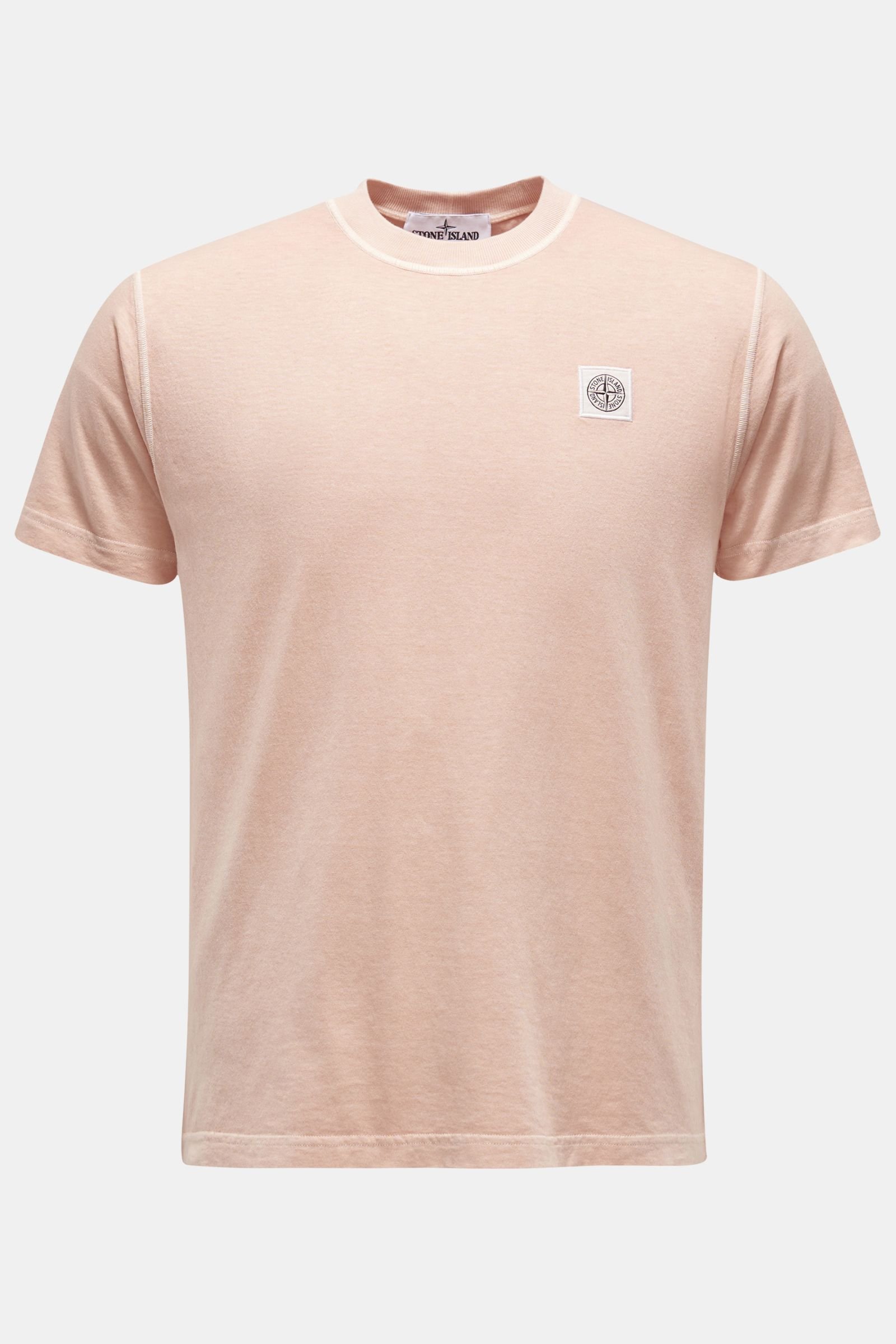 Crew neck T-shirt antique pink