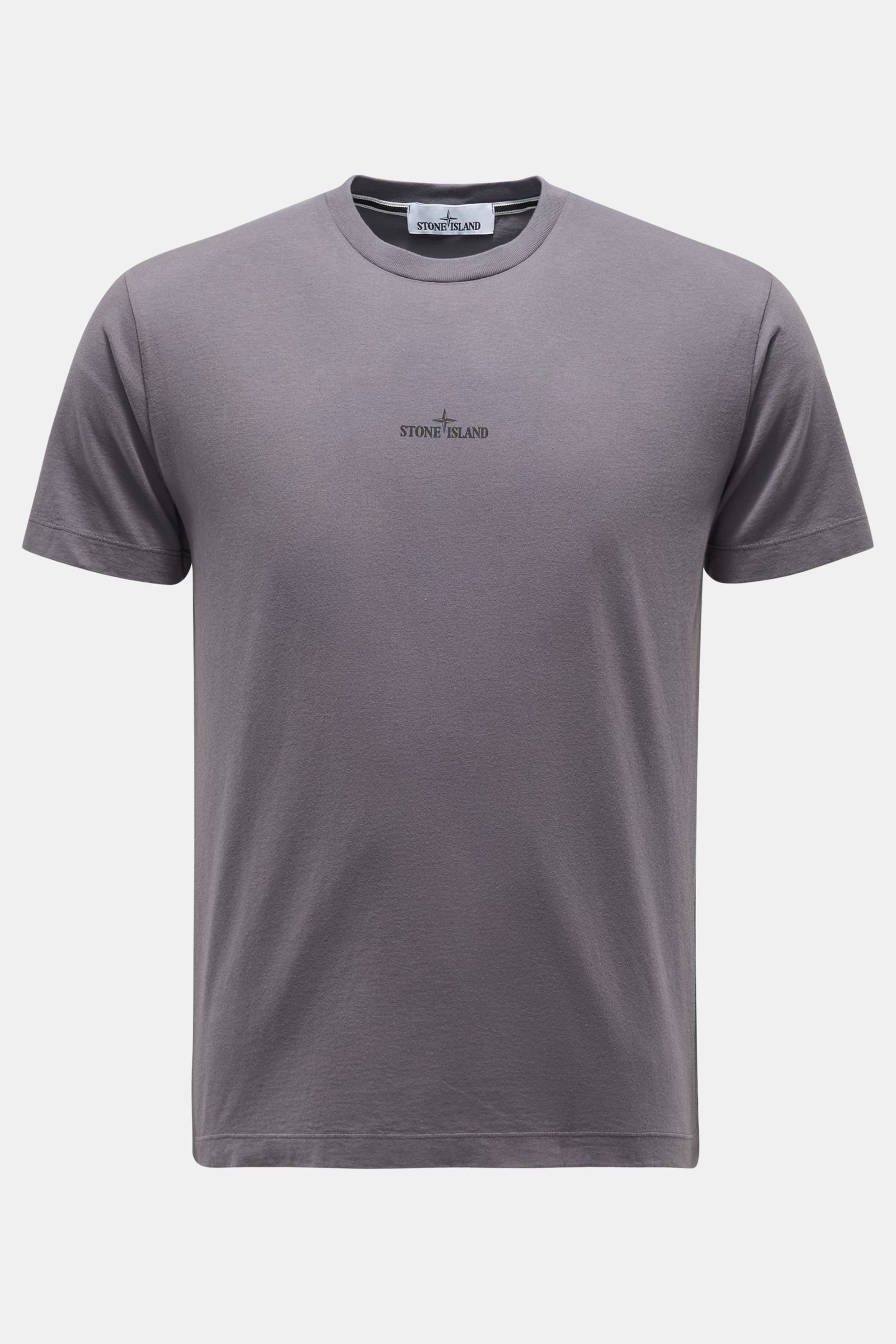 Rundhals-T-Shirt dunkelgrau