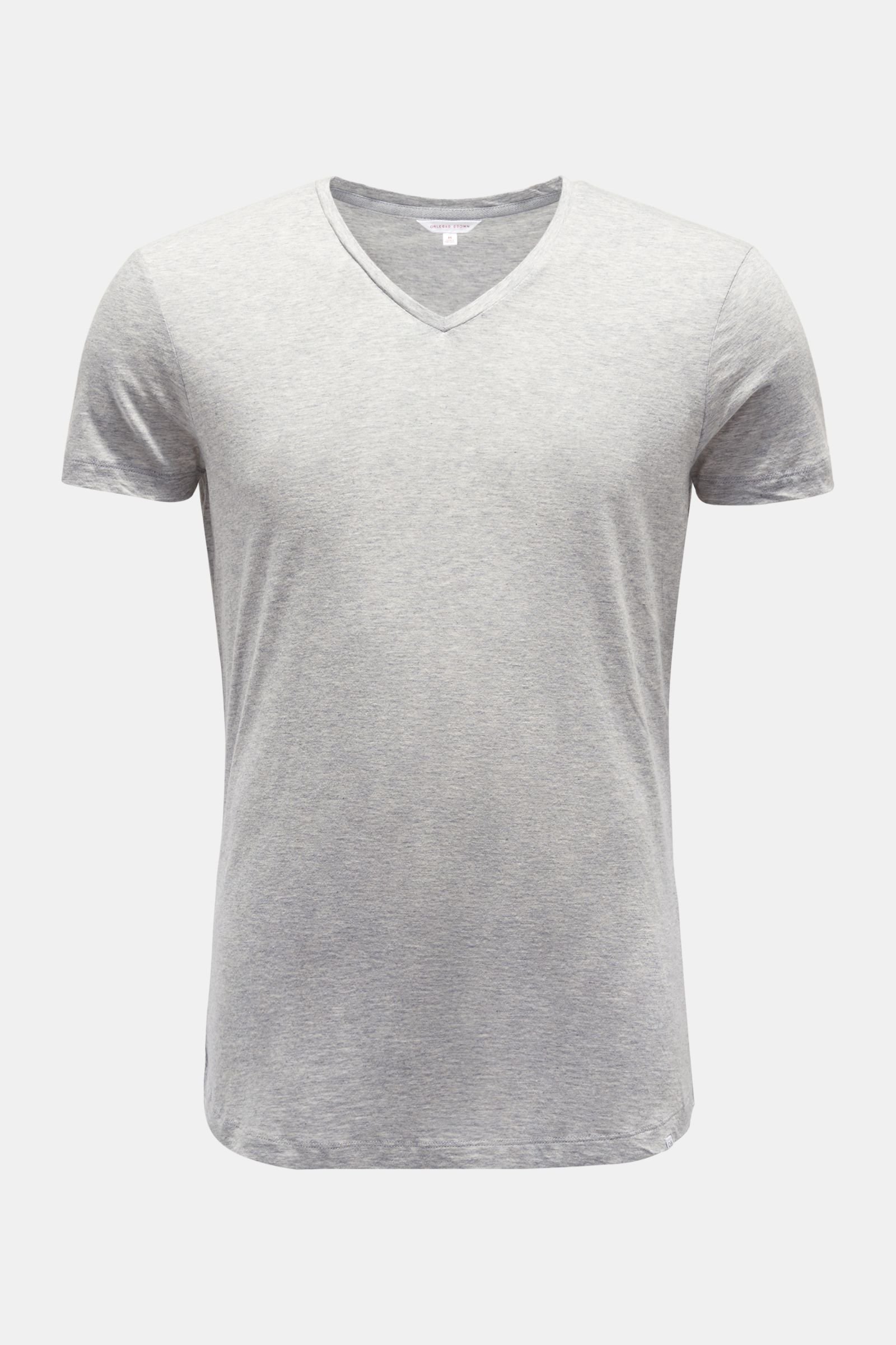V-neck T-shirt grey