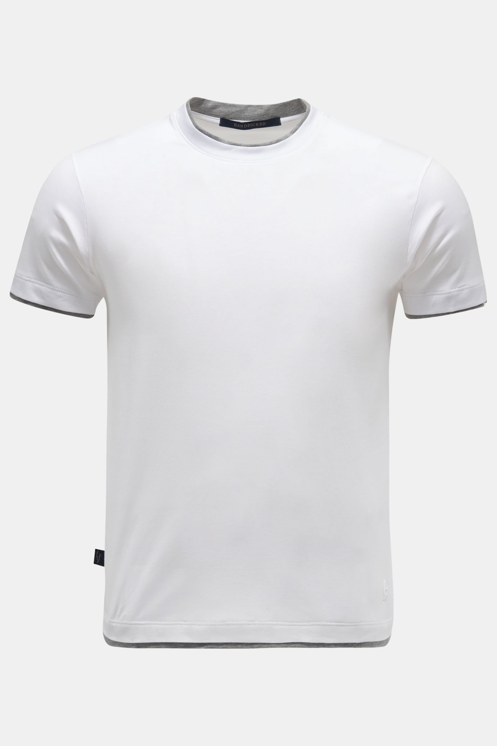 Crew neck T-shirt 'Milazzo' white