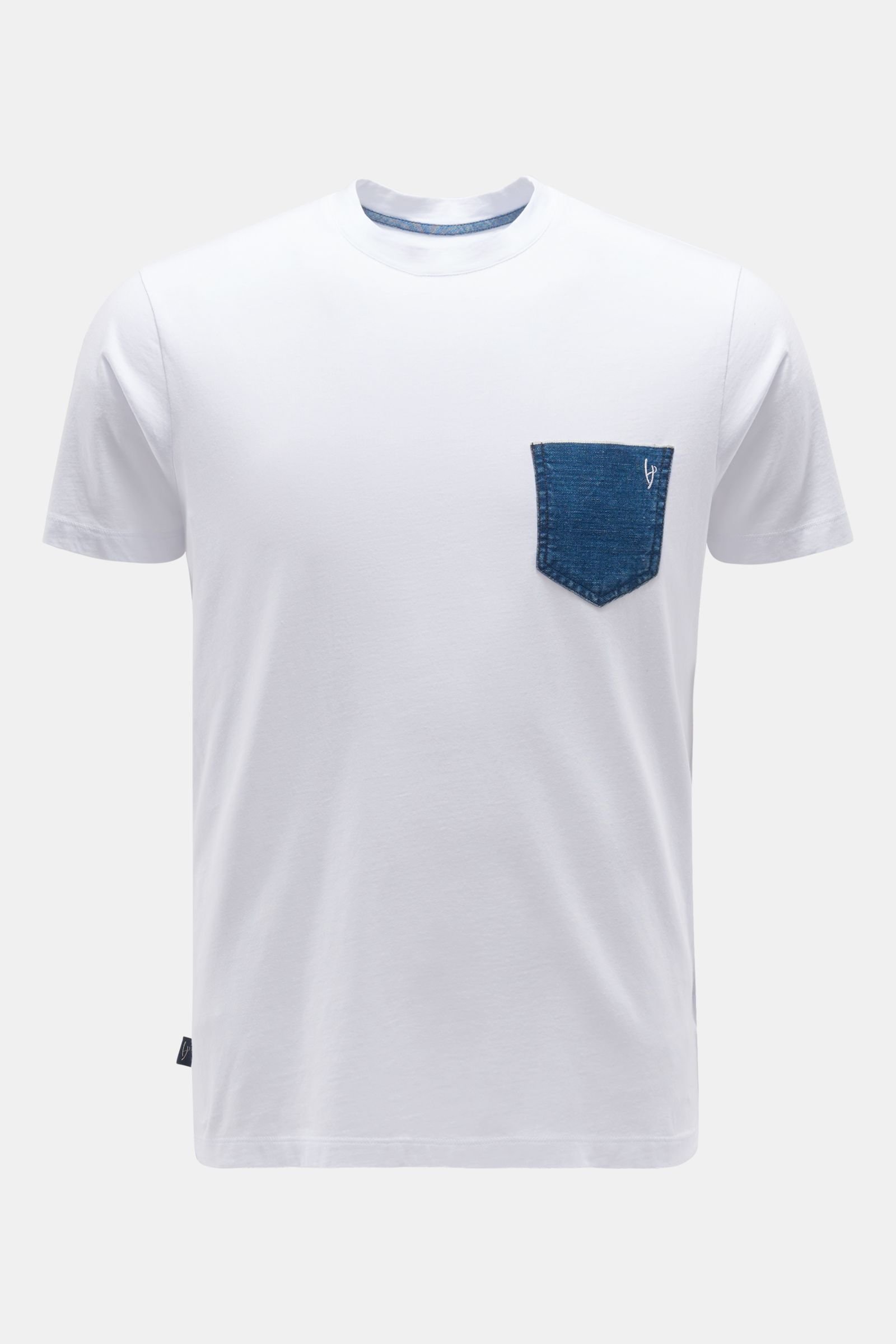 Crew neck T-shirt 'Ferrara' white