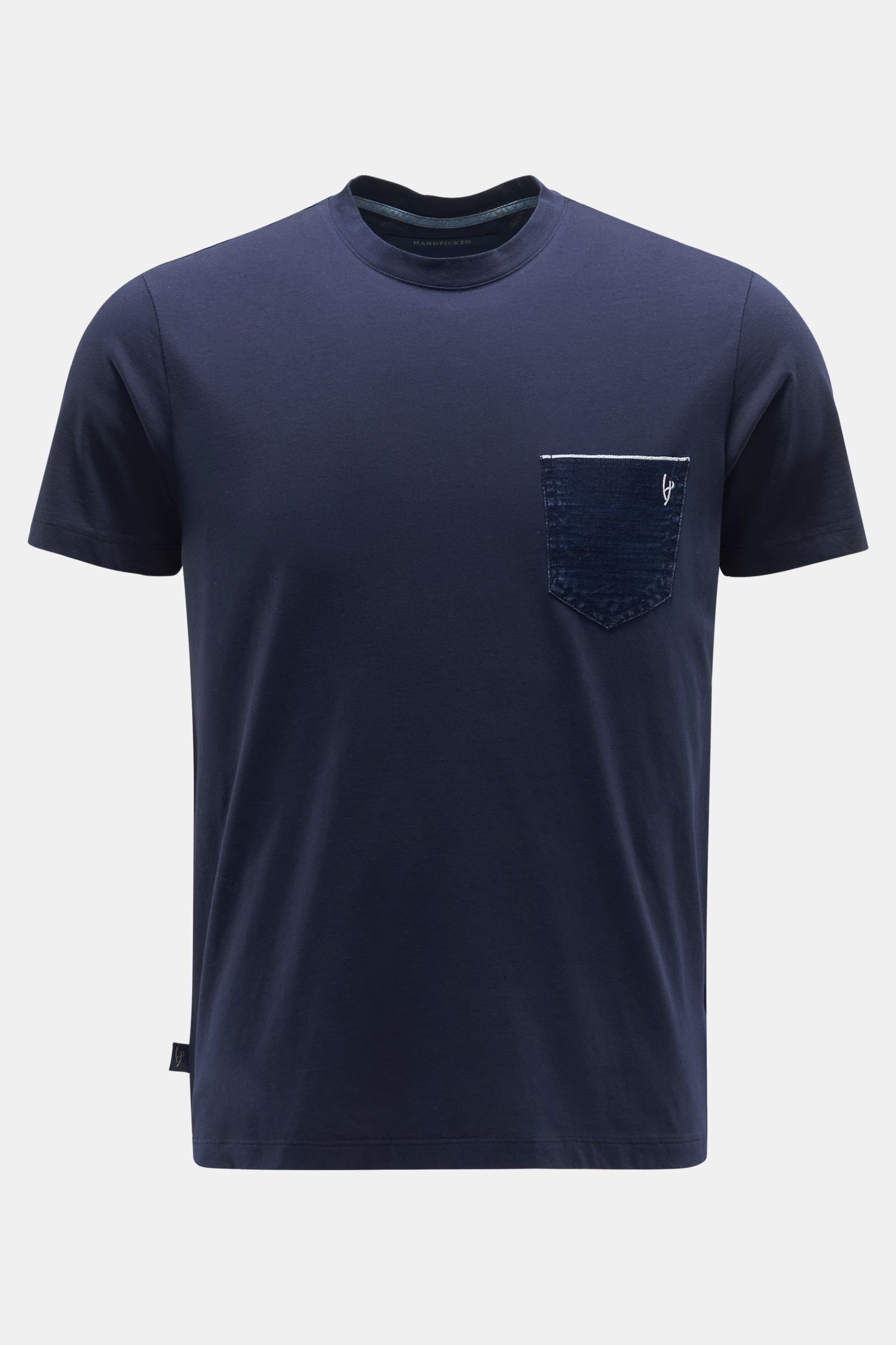 Rundhals-T-Shirt 'Ferrara' navy