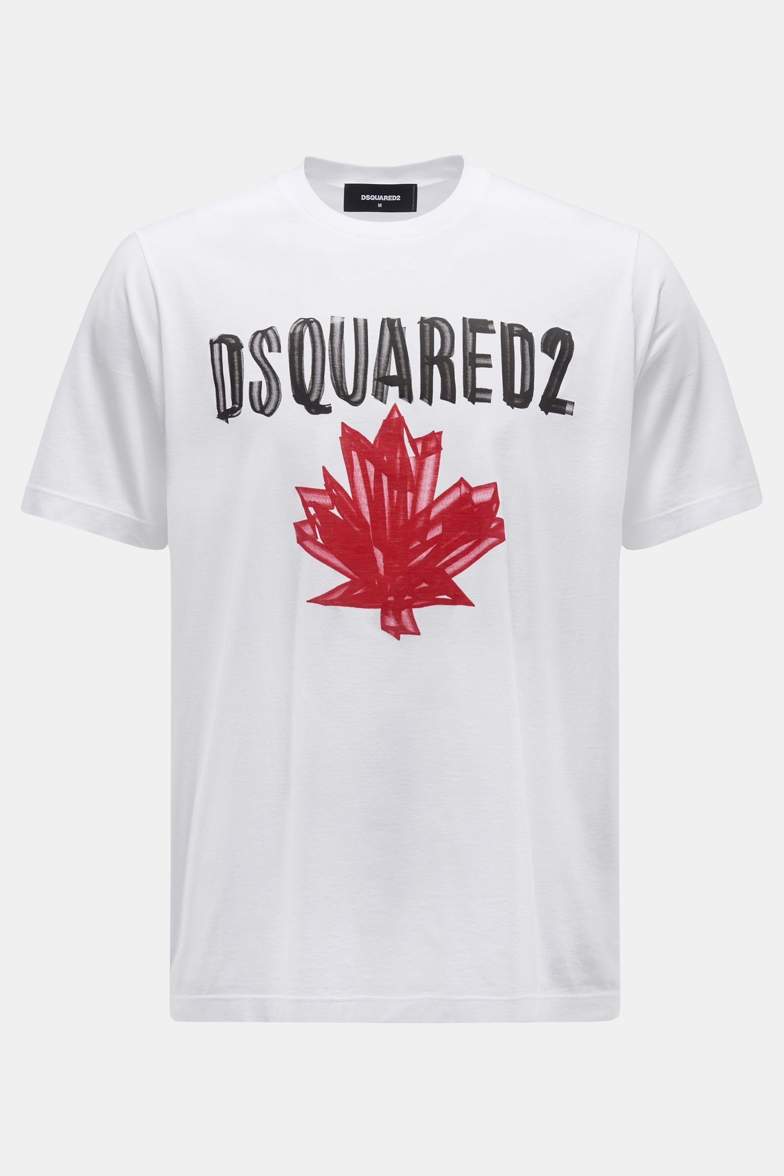 dsquared2 t shirt white and red