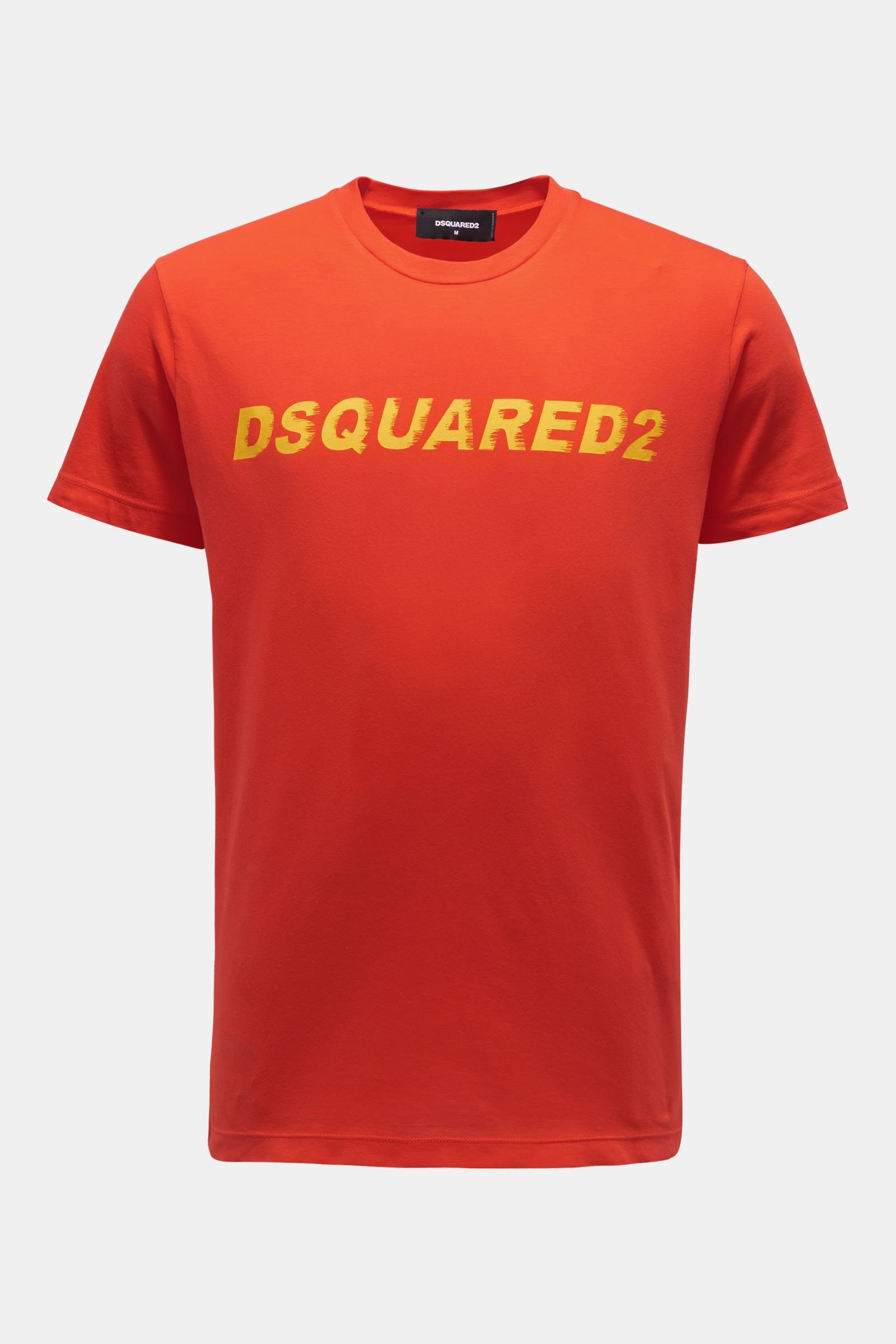 Rundhals-T-Shirt orange