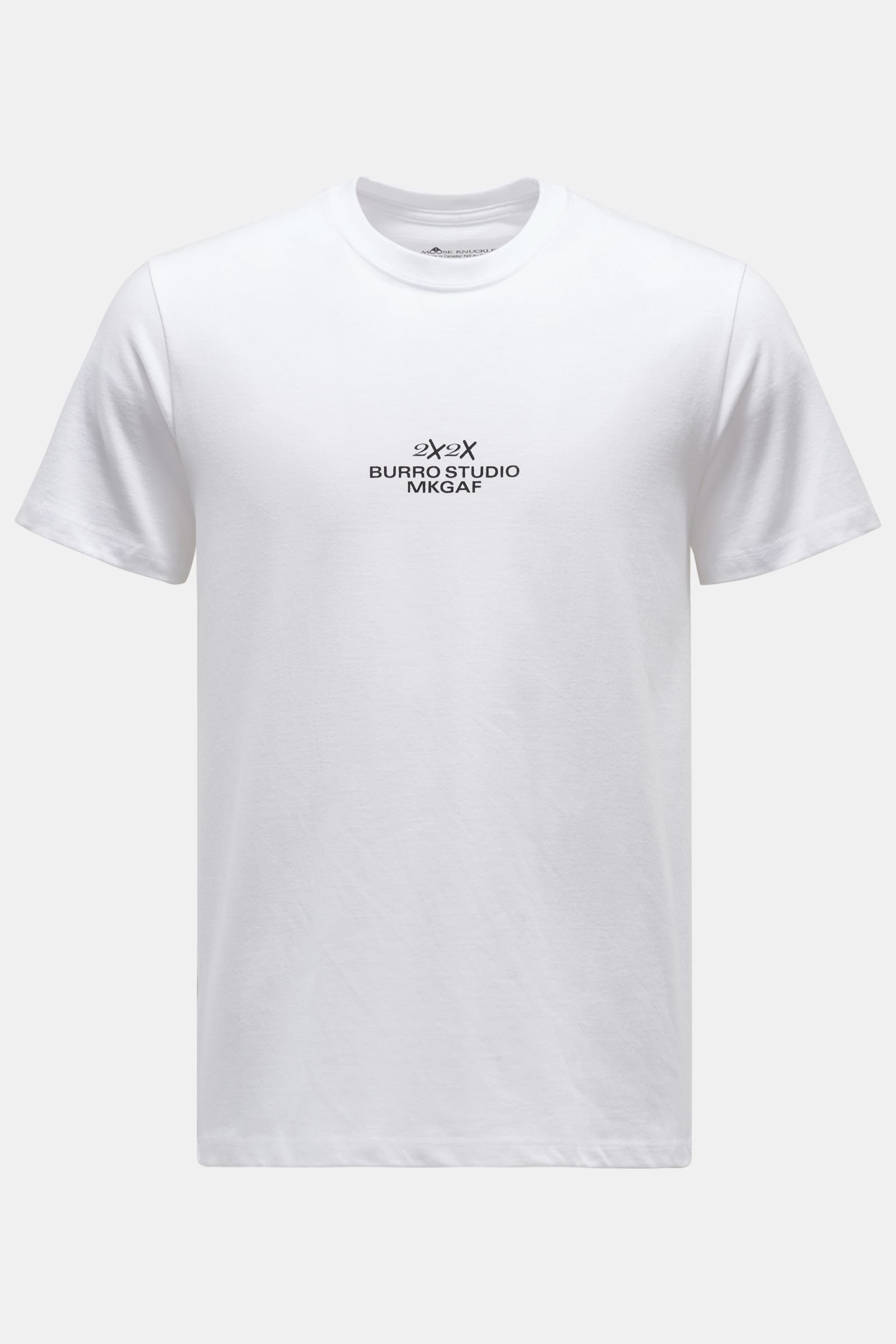 Rundhals-T-Shirt 'MKGAF' weiß