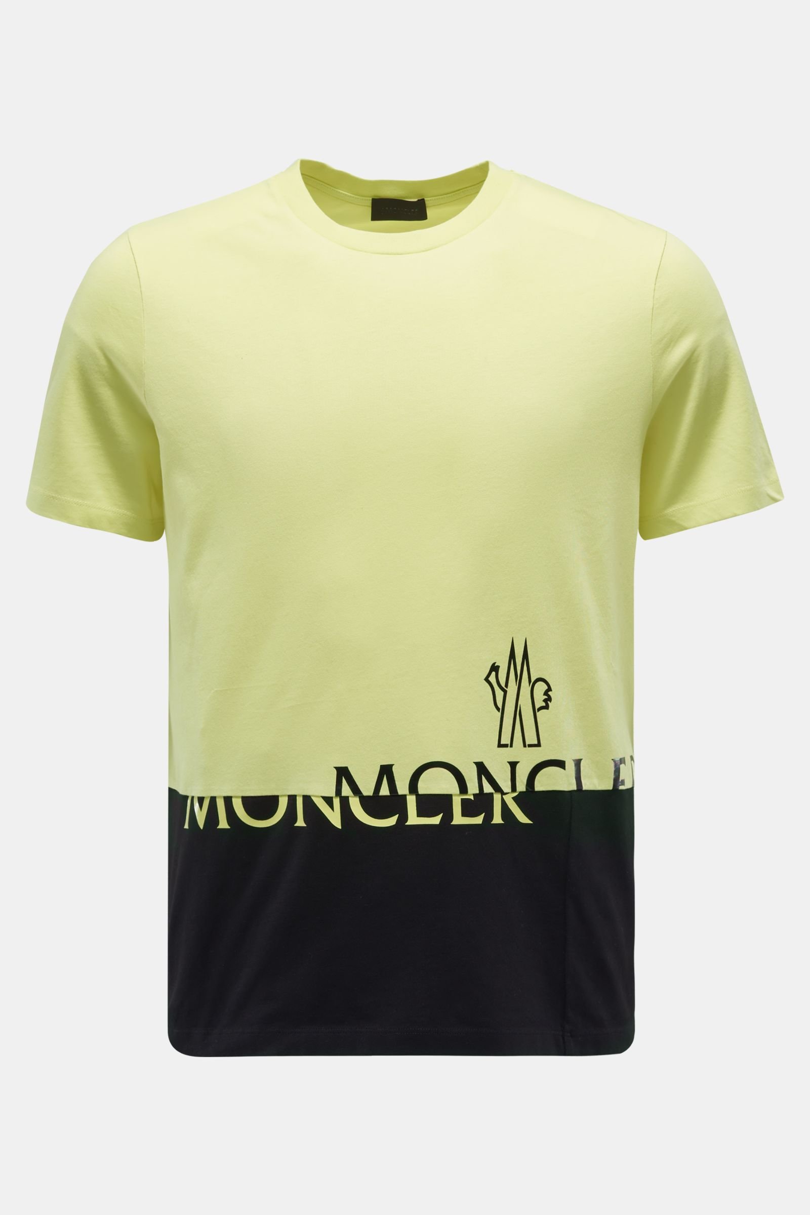 Rundhals-T-Shirt gelb/schwarz 