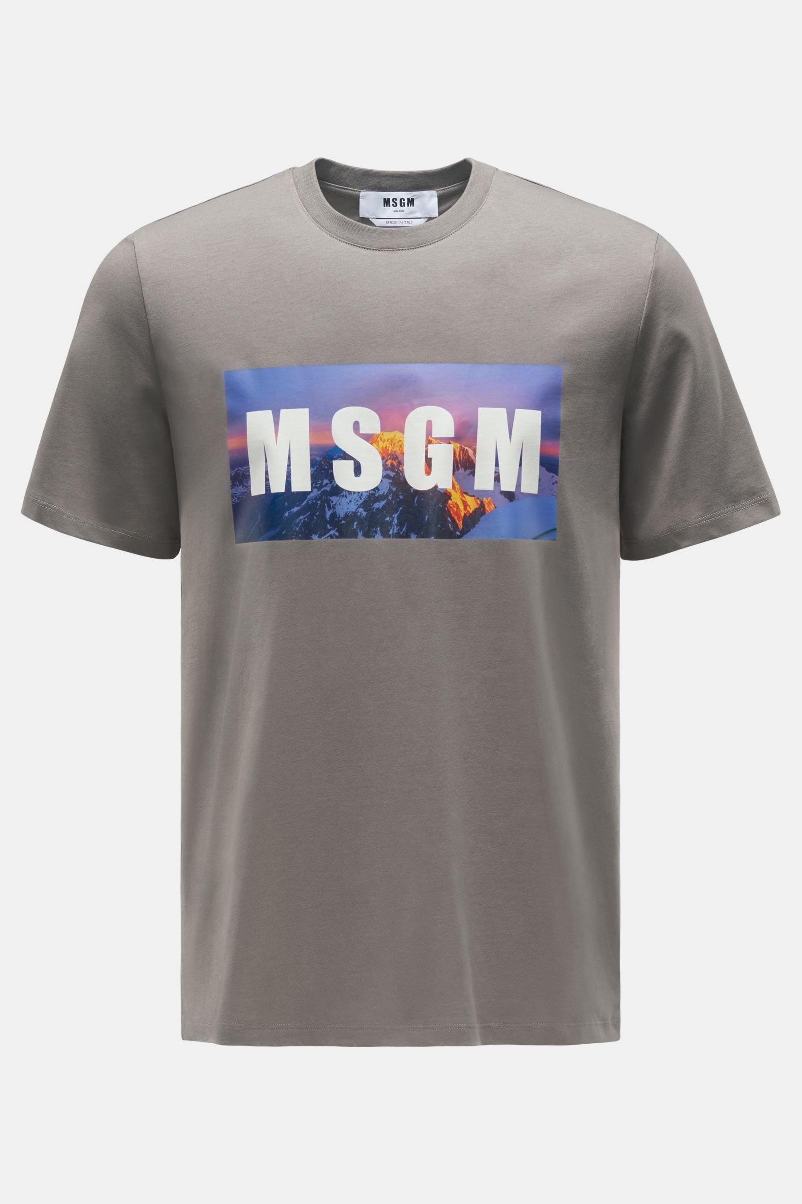 MSGM crew neck T-shirt grey BRAUN Hamburg