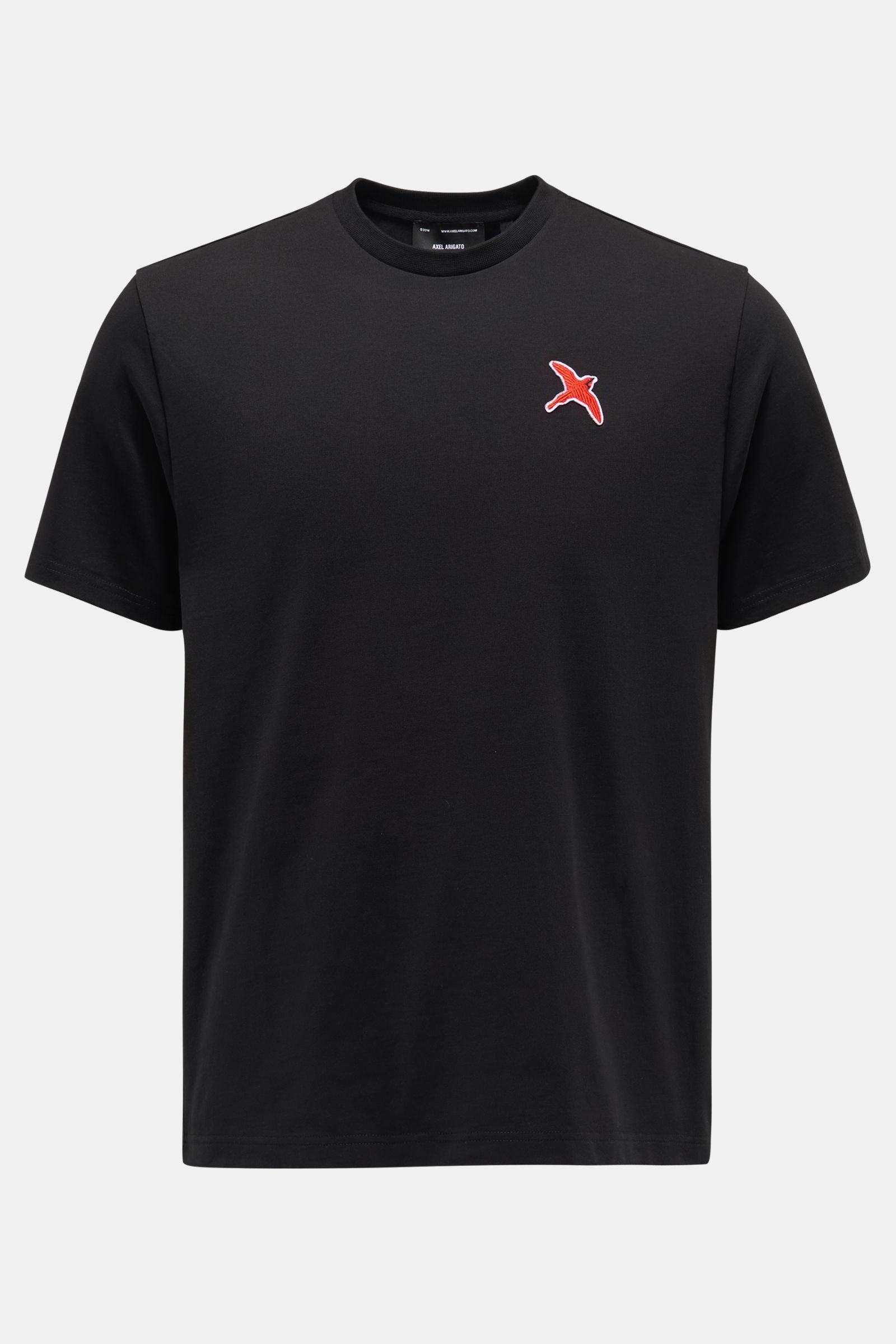 Crew neck T-shirt 'Rouge Bee Bird' black