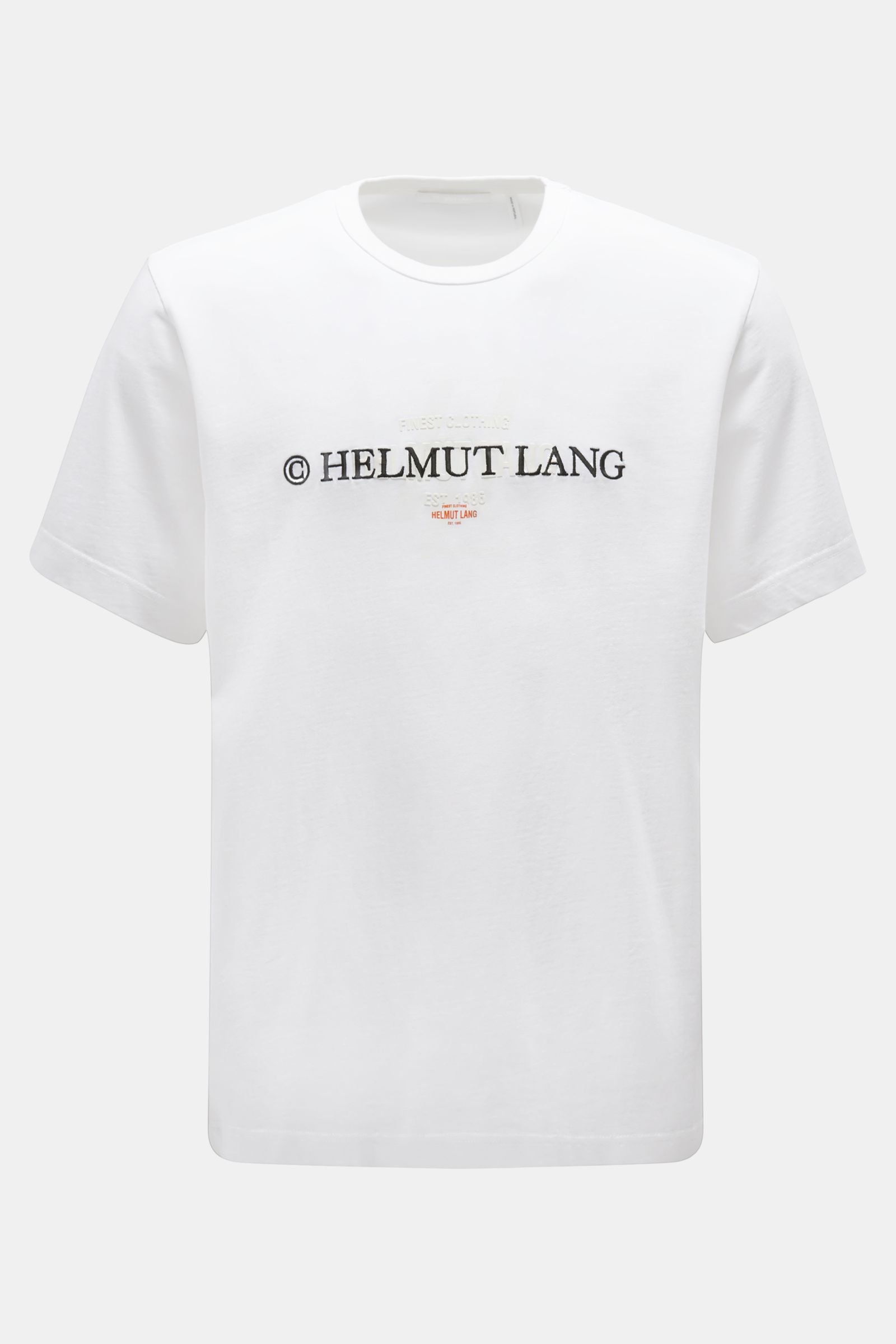 Crew neck T-shirt 'Layer Logo Tee' white
