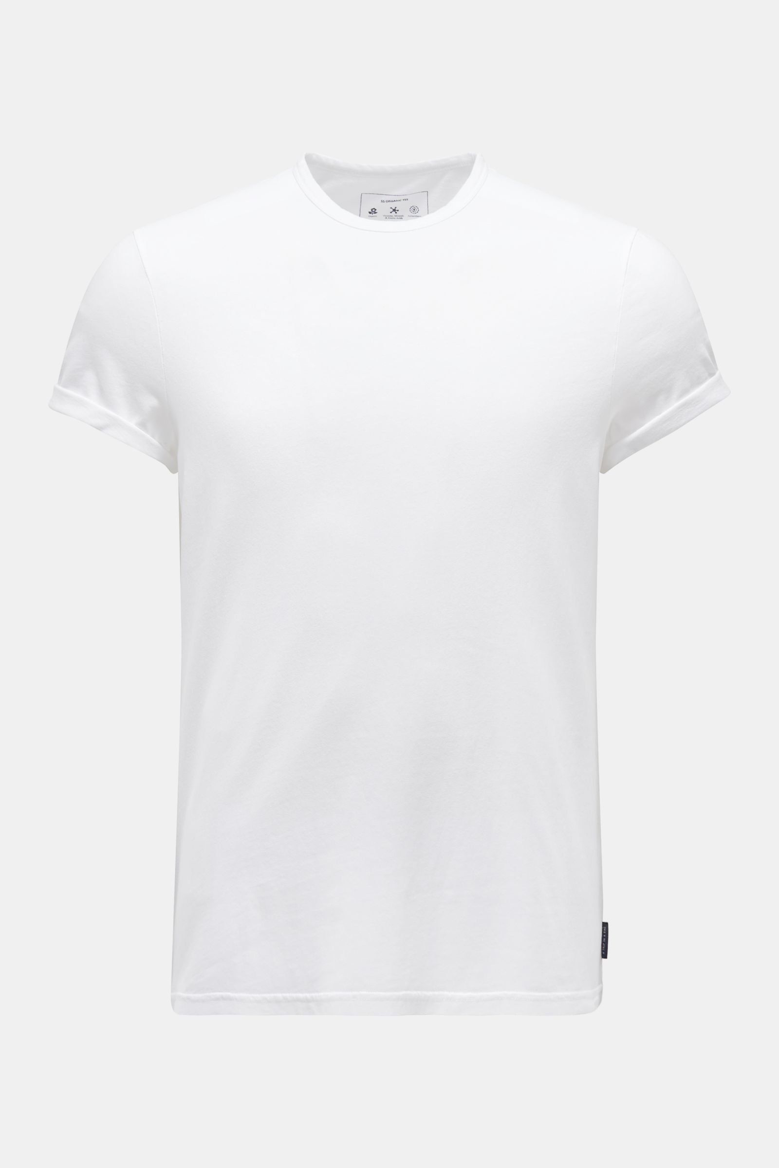 Crew neck T-shirt 'Organic Tee' white