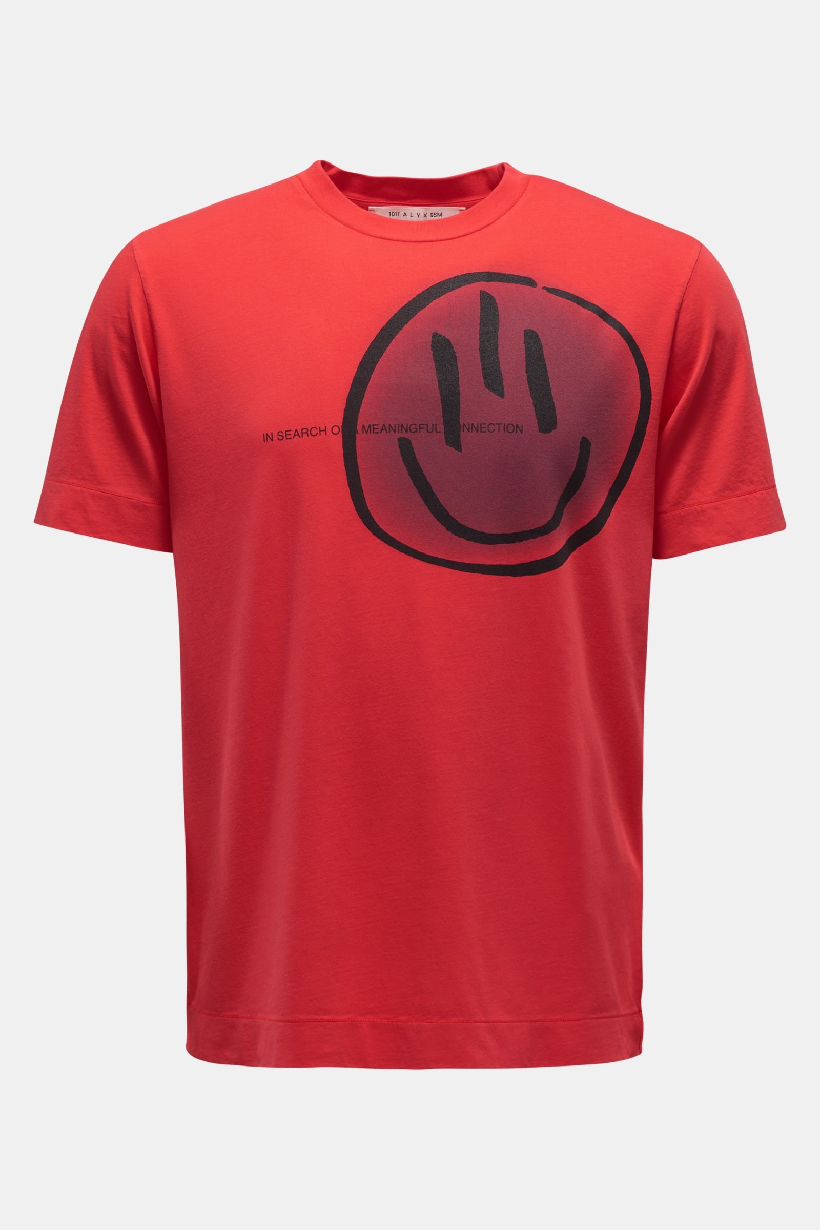 Crew neck T-shirt red