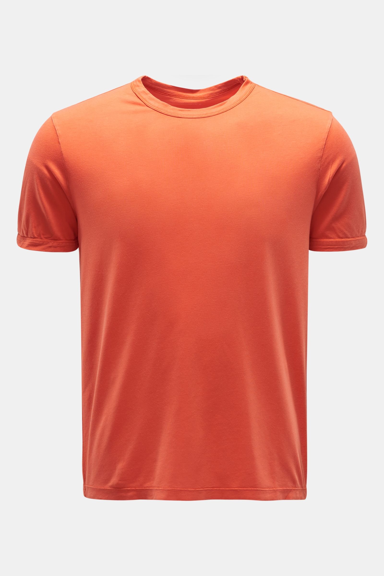 Rundhals-T-Shirt orange