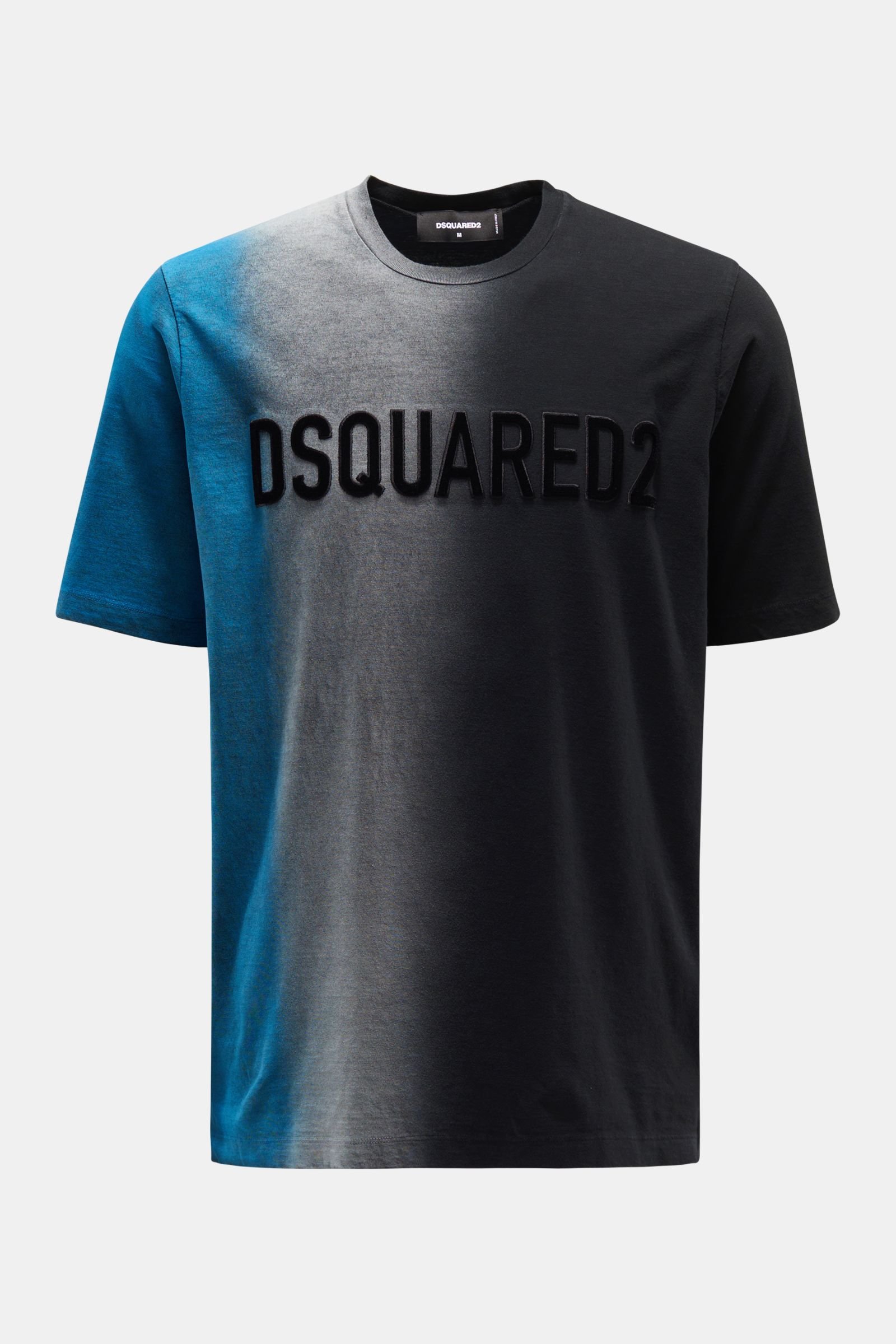 Rundhals-T-Shirt blau/grau/schwarz