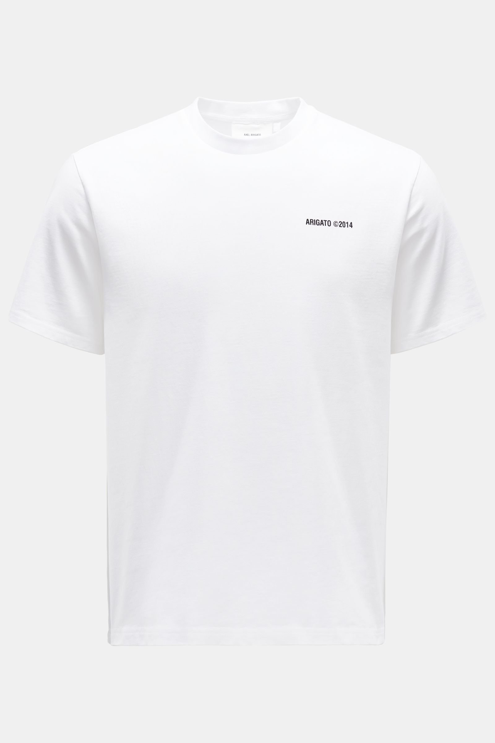 Rundhals-T-Shirt 'London' weiß