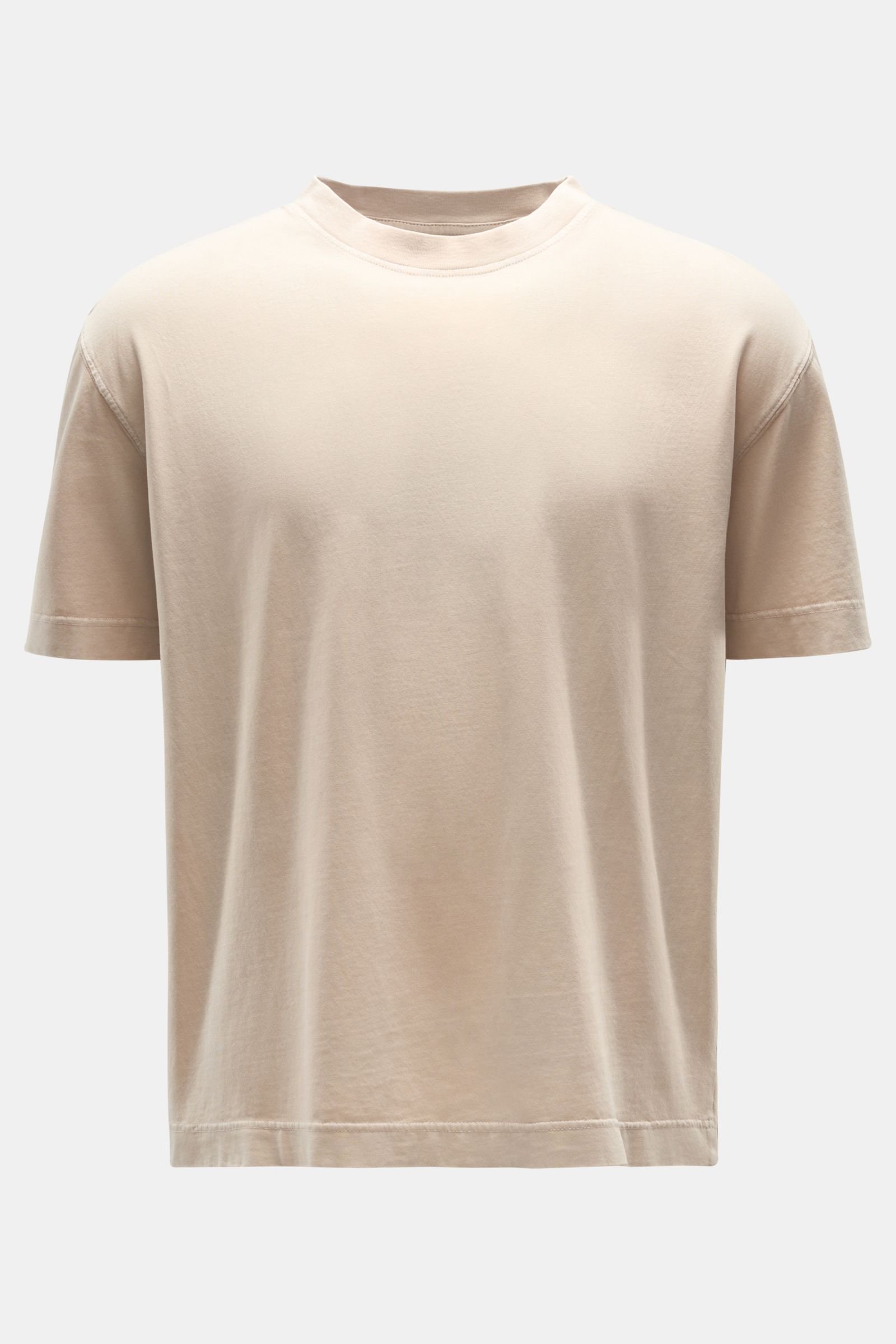 Crew neck T-shirt beige