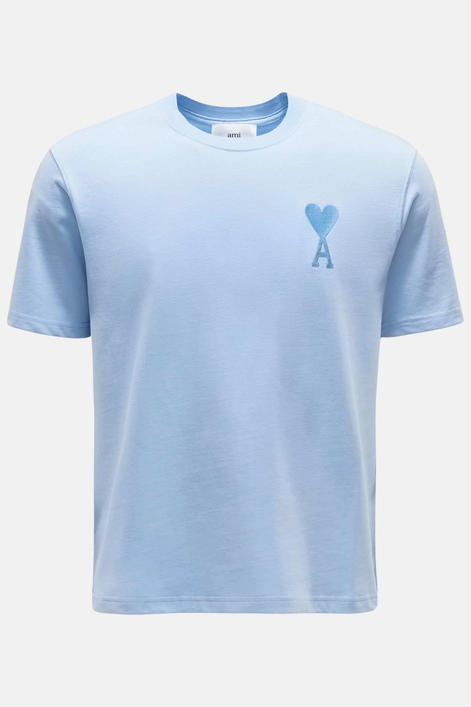 Crew neck T-shirt light blue