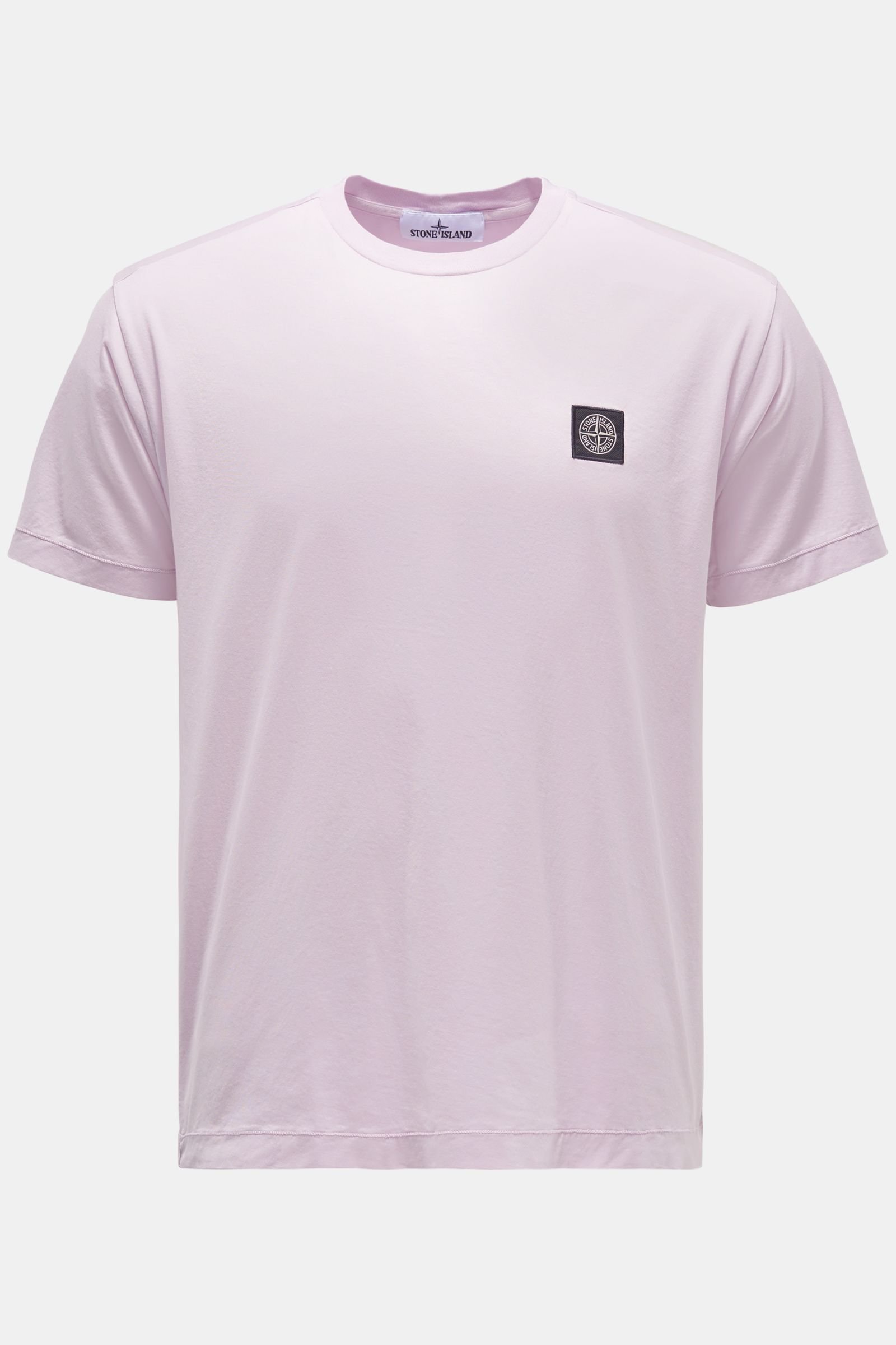 Rundhals-T-Shirt rosé