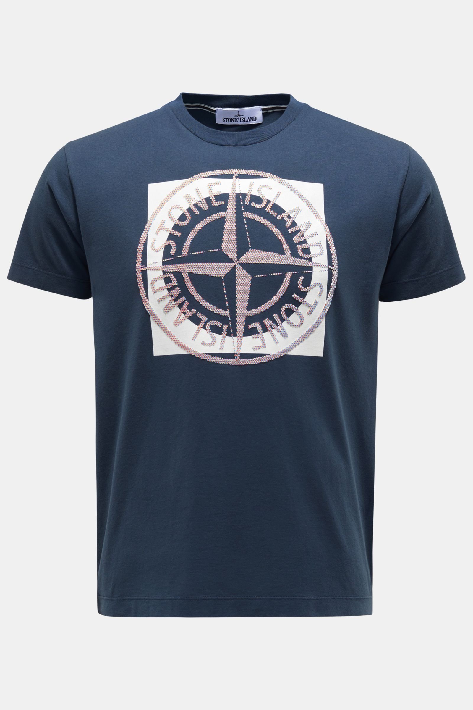 Rundhals T-Shirt navy