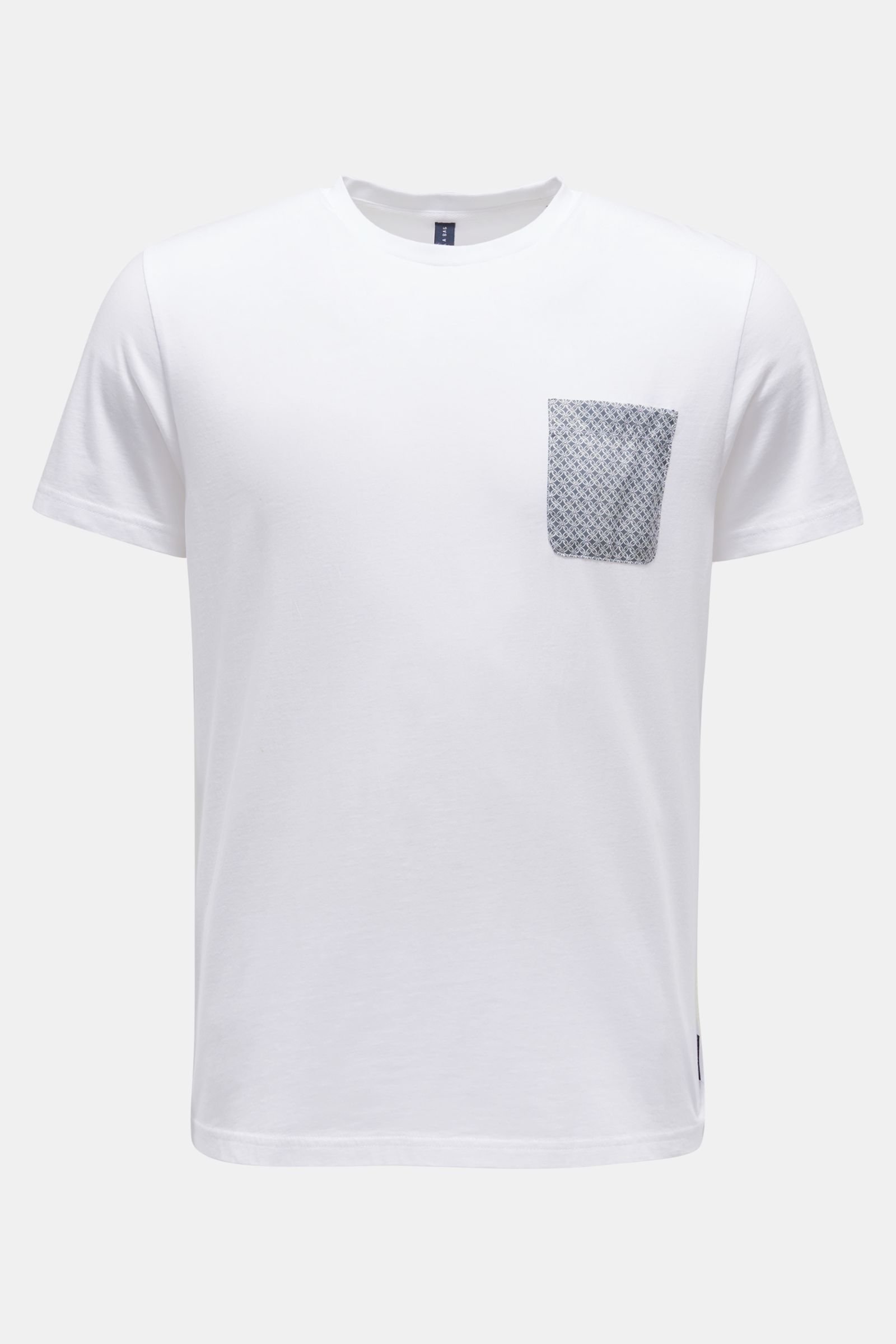 Crew neck T-shirt 'Jersey Pocket Tee' white