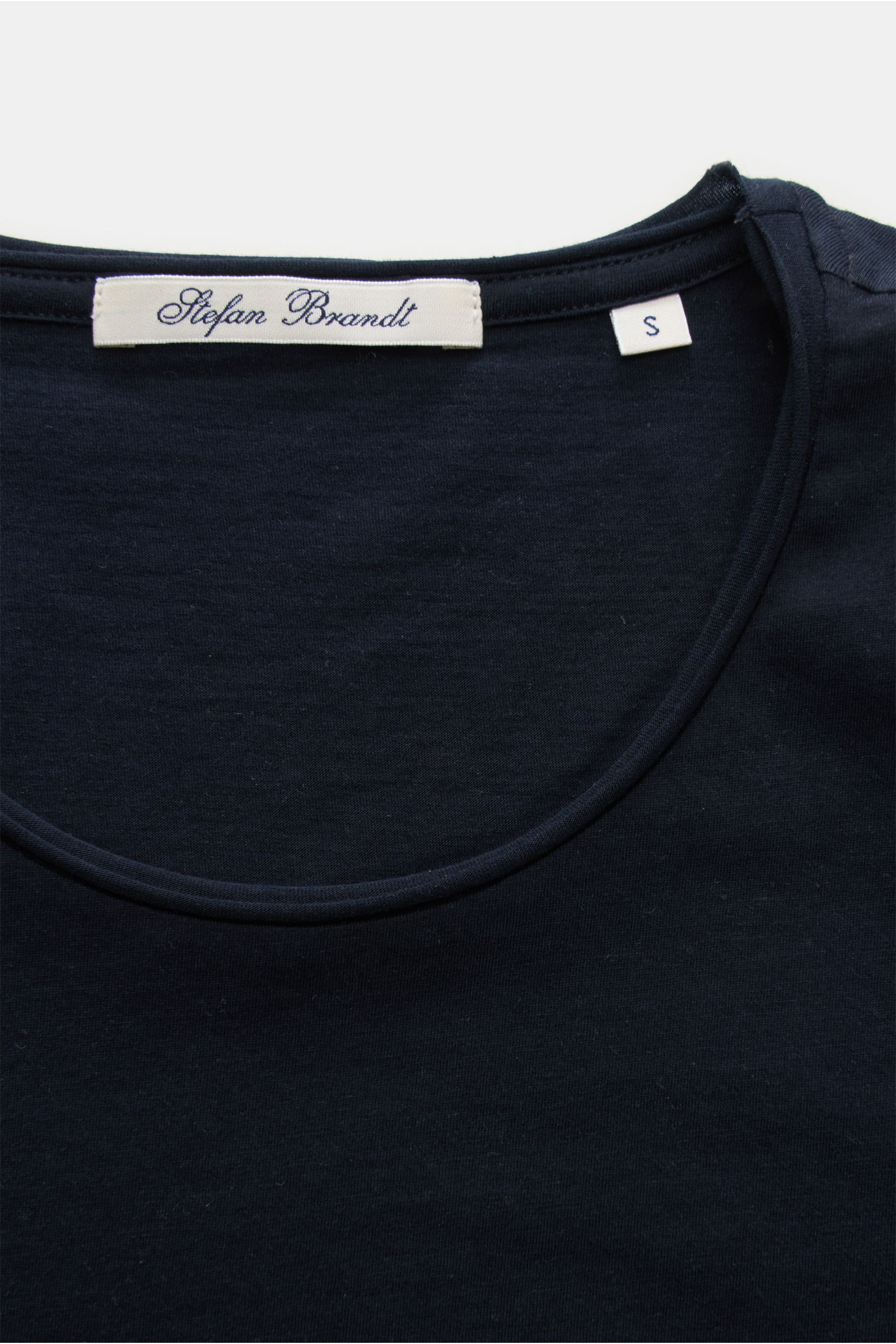 Stefan Brandt Rundhals-T-Shirt 'Elia' dark navy
