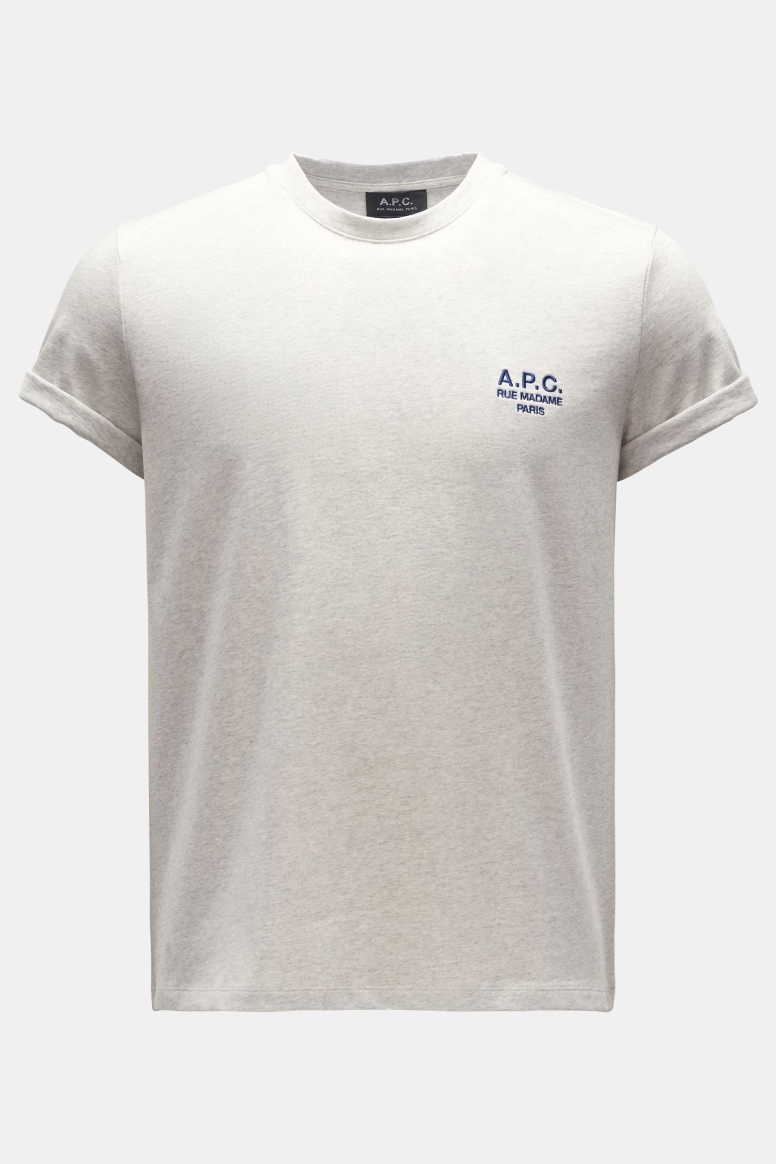 Crew neck T-shirt 'Raymond' light grey
