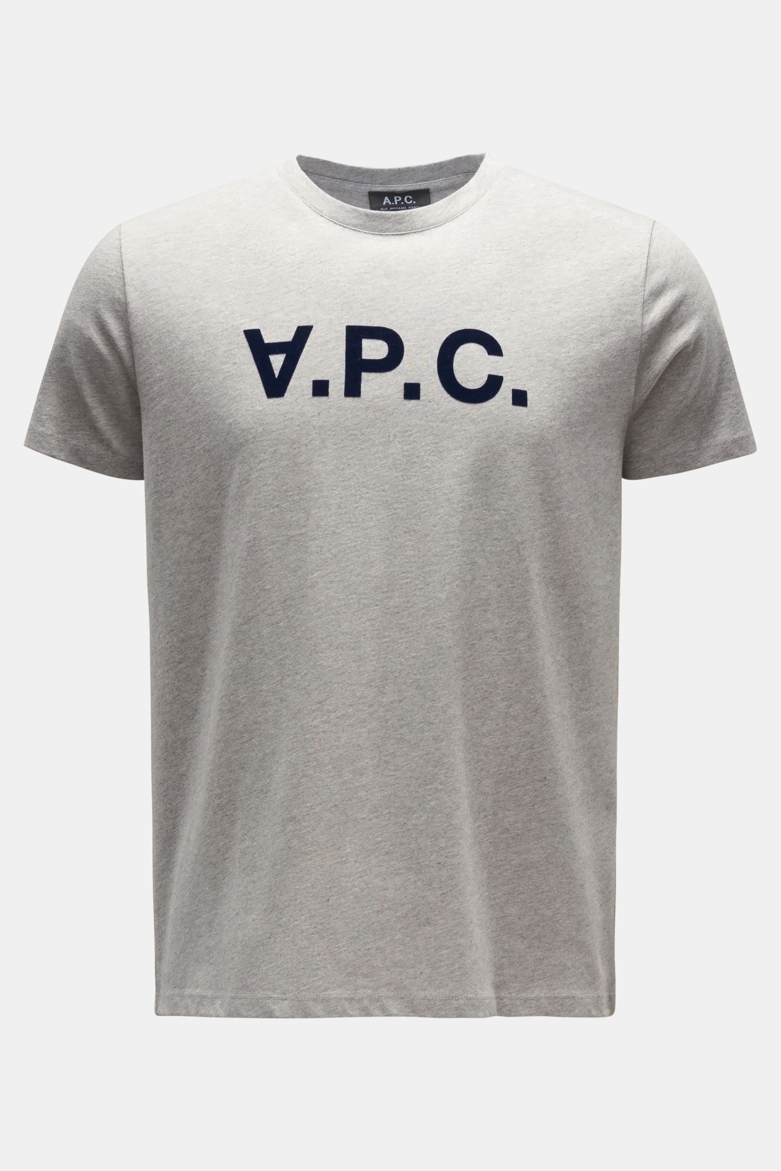 Crew neck T-shirt 'VPC' grey