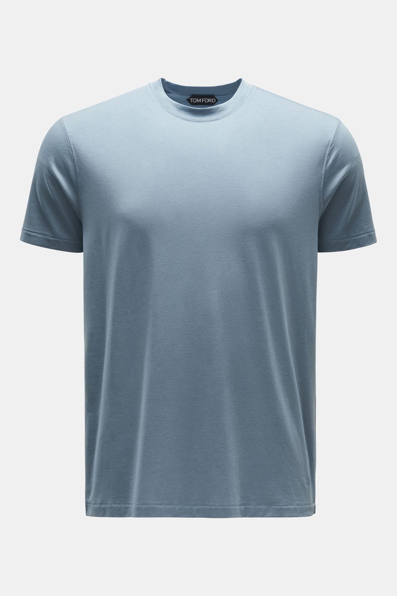 Crew neck T-shirt smoky blue
