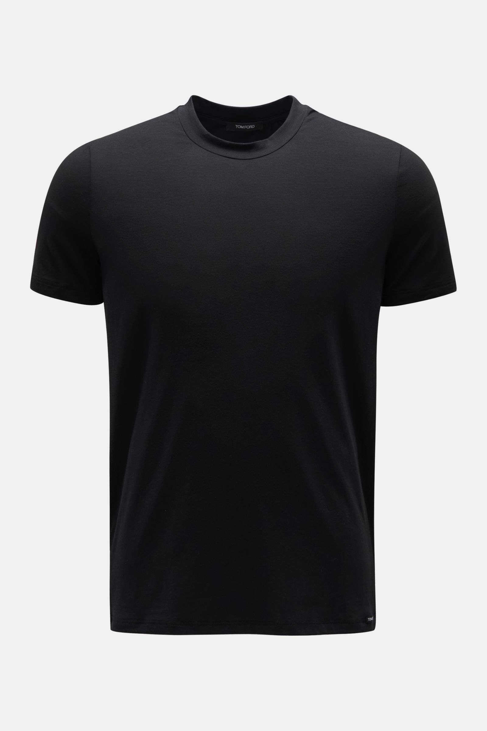 Rundhals-Unterhemd schwarz