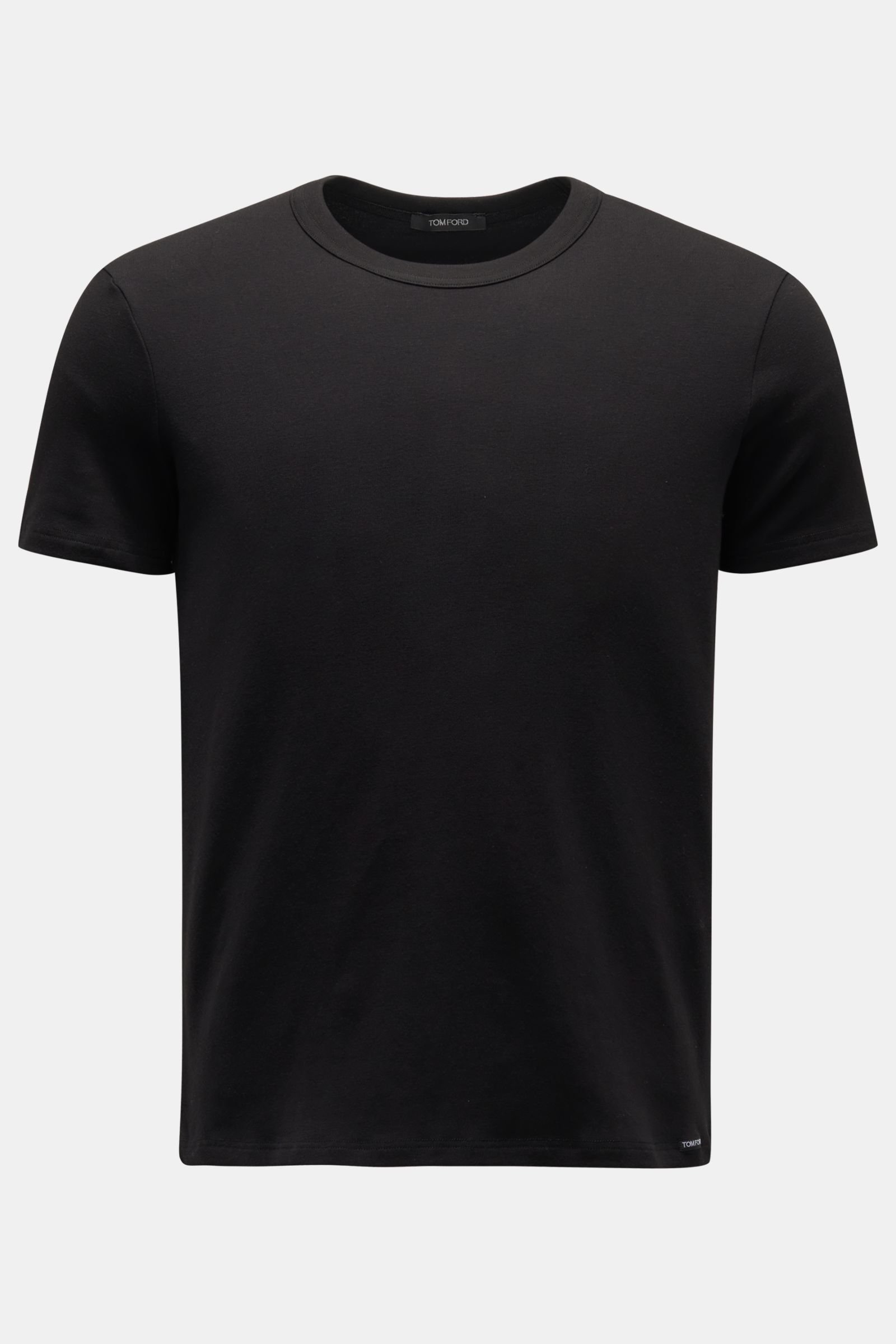 Rundhals-Unterhemd schwarz