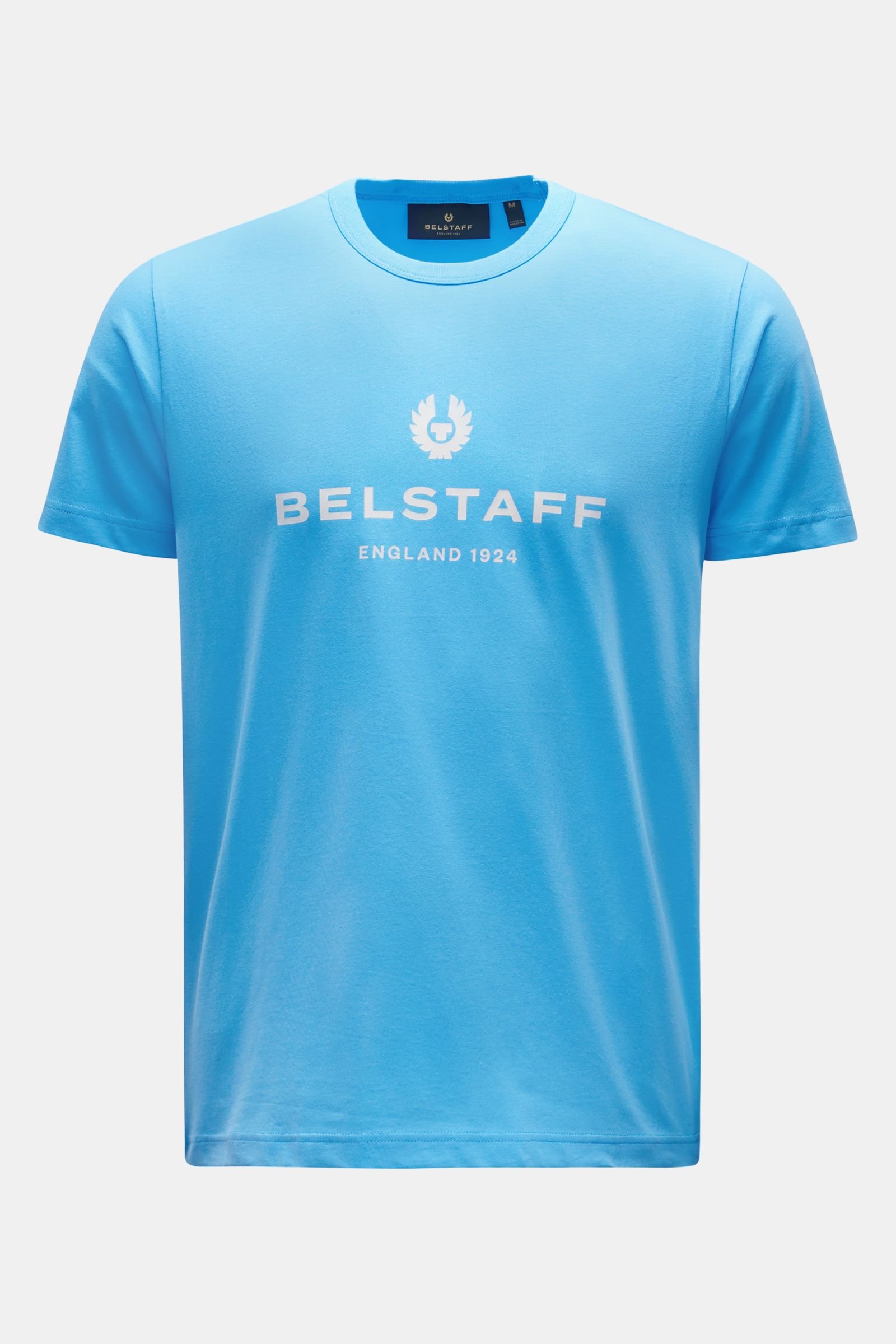 Crew neck T-shirt '1924' light blue