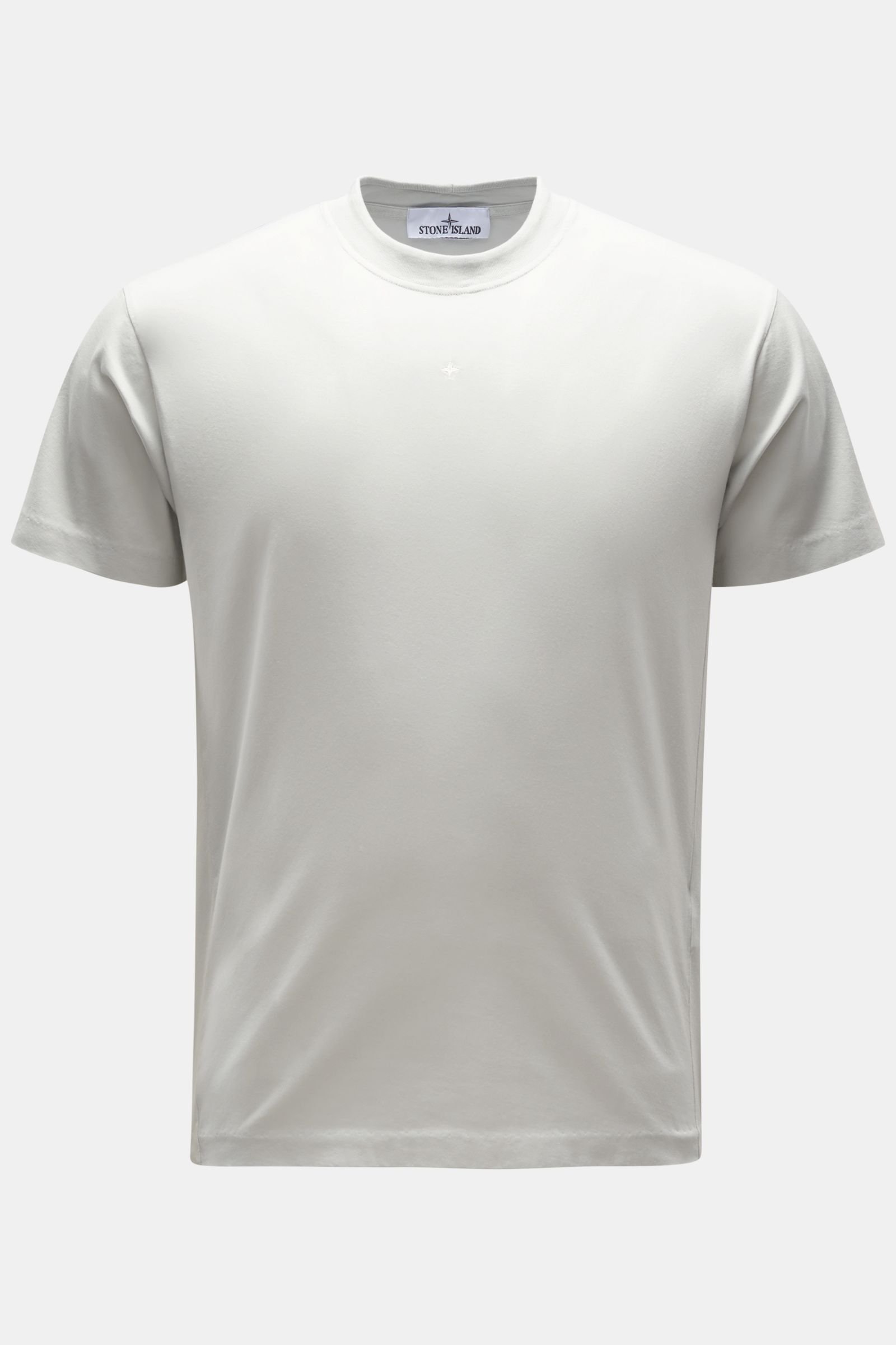 Crew neck T-shirt 'Stellina' light grey