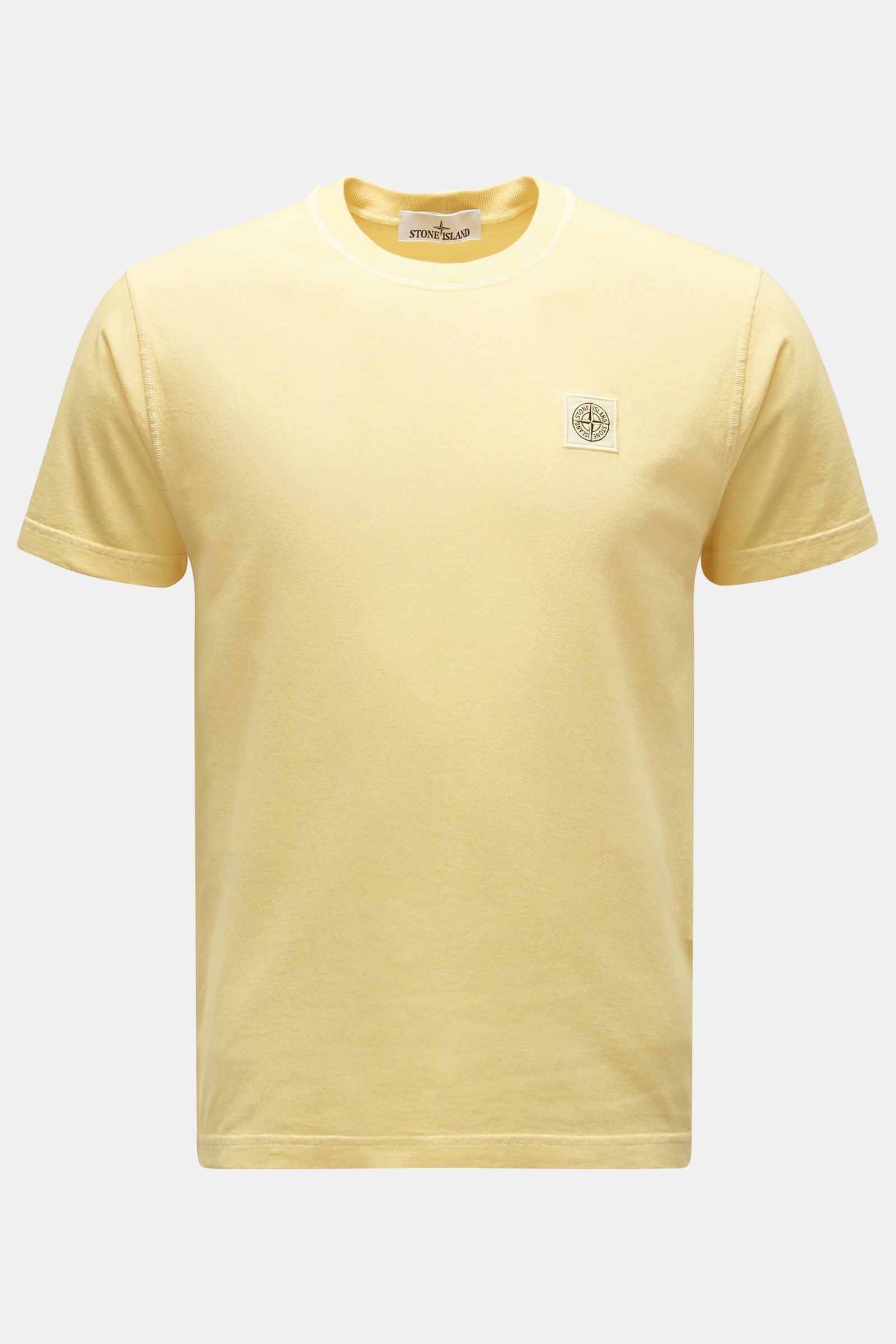 Crew neck T-shirt yellow