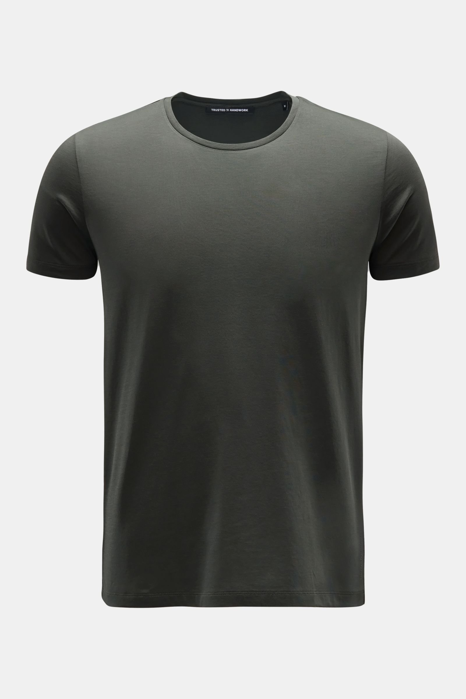 Crew neck T-shirt dark olive 