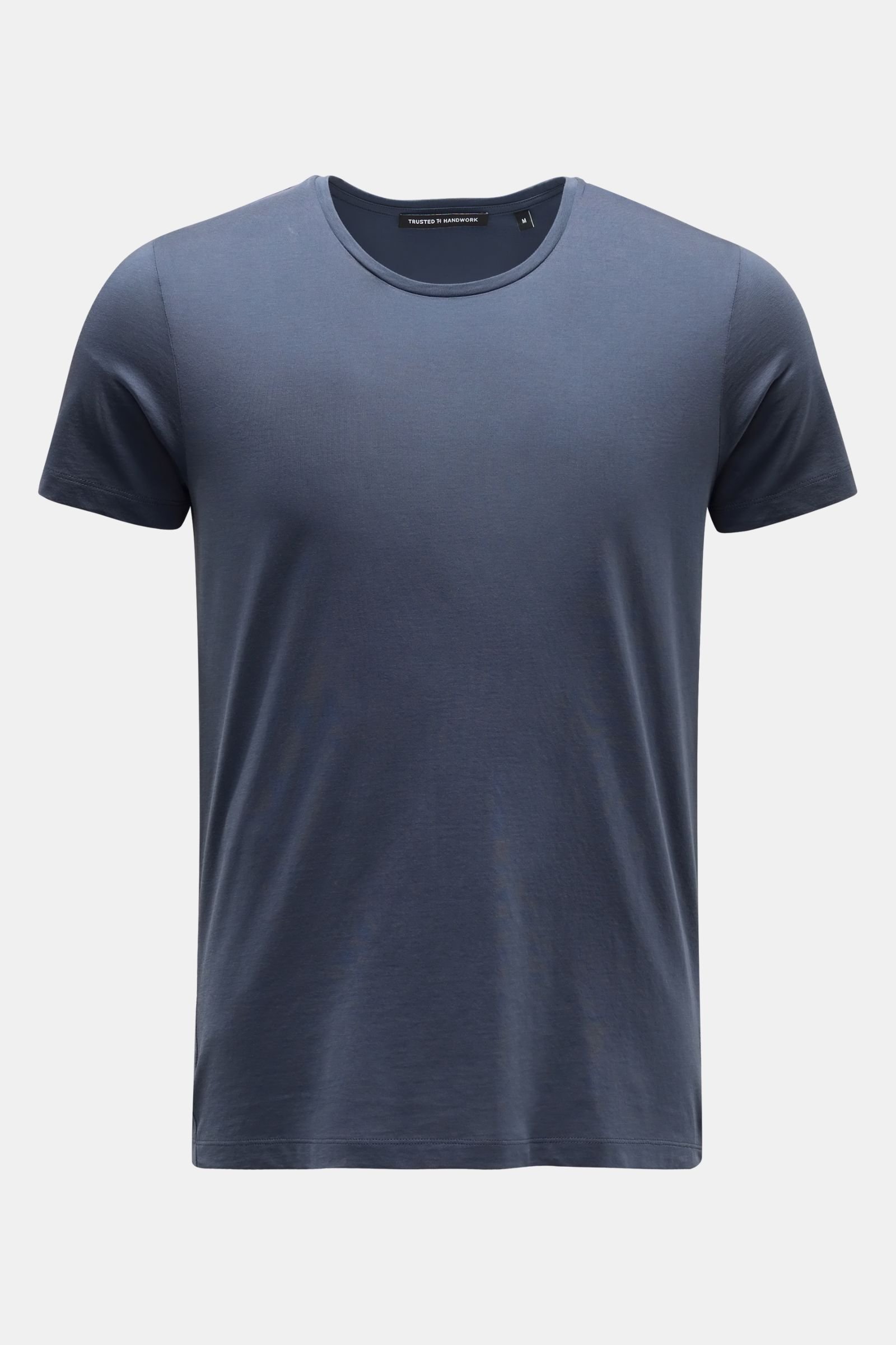 Crew neck T-shirt 'Washington' grey-blue