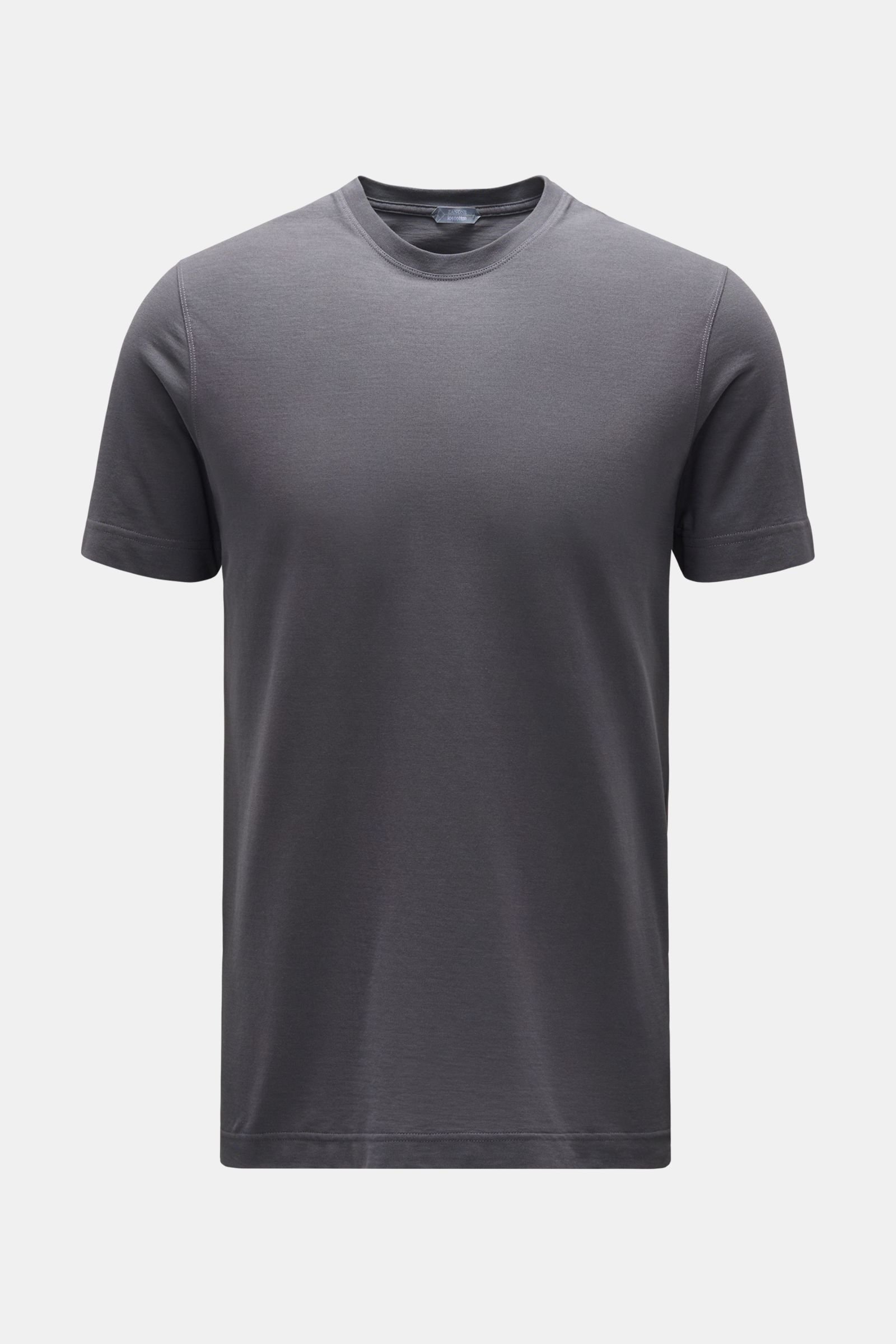 Crew neck T-shirt dark grey