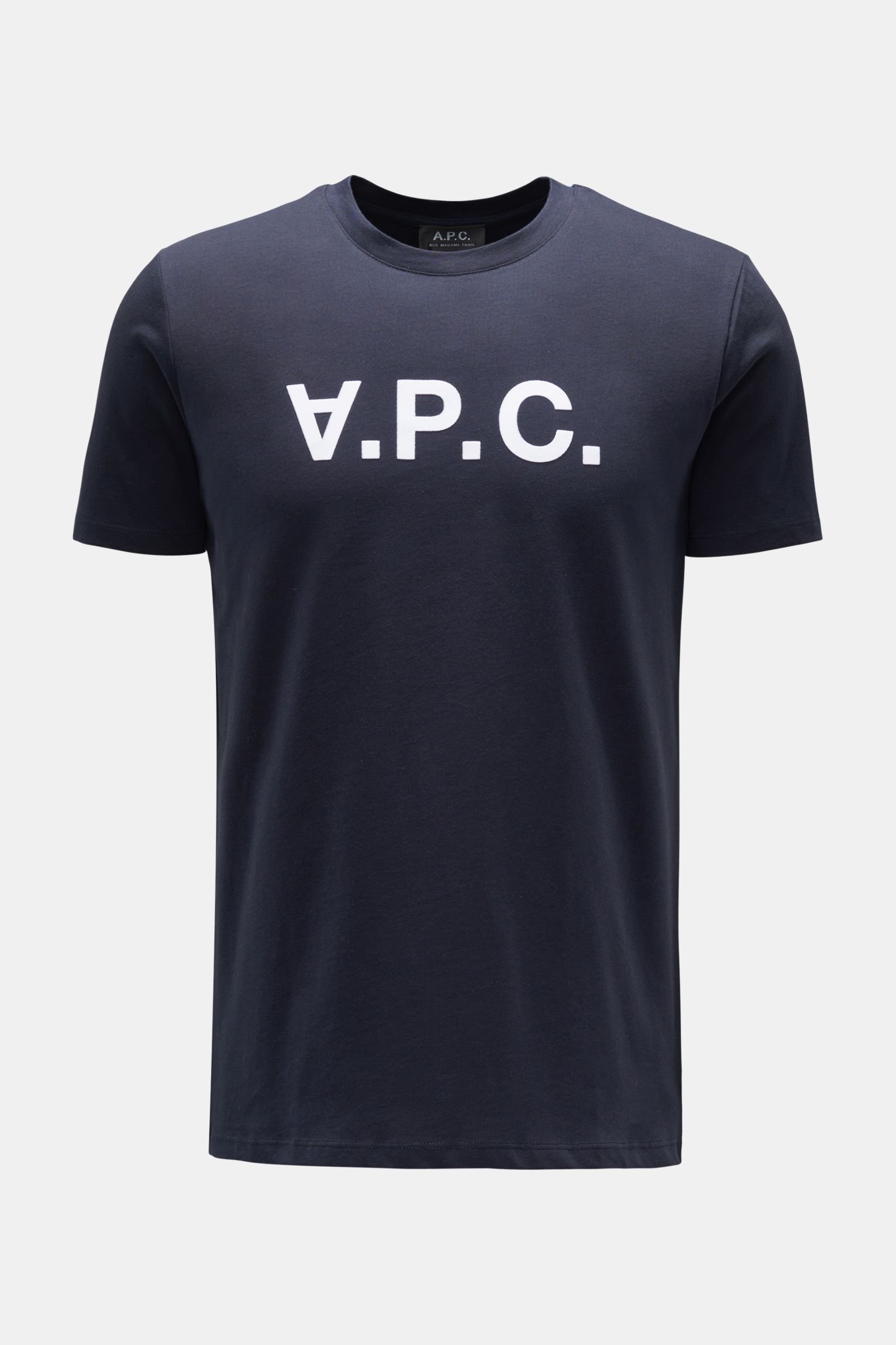 Crew neck T-shirt 'VPC' navy