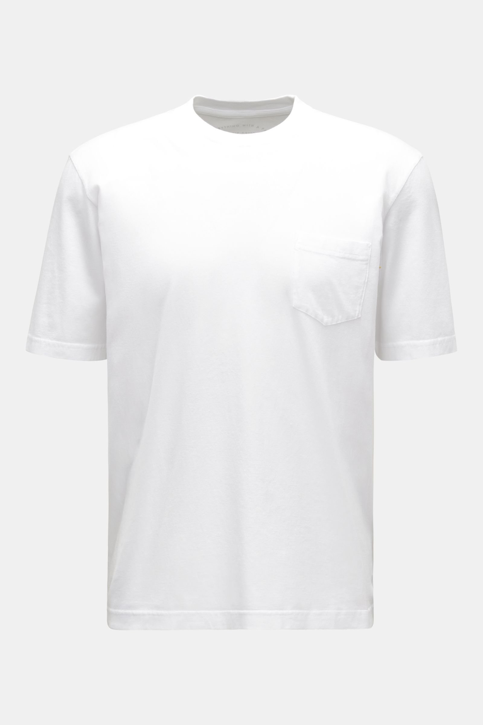 Crew neck T-shirt 'Abe' white 
