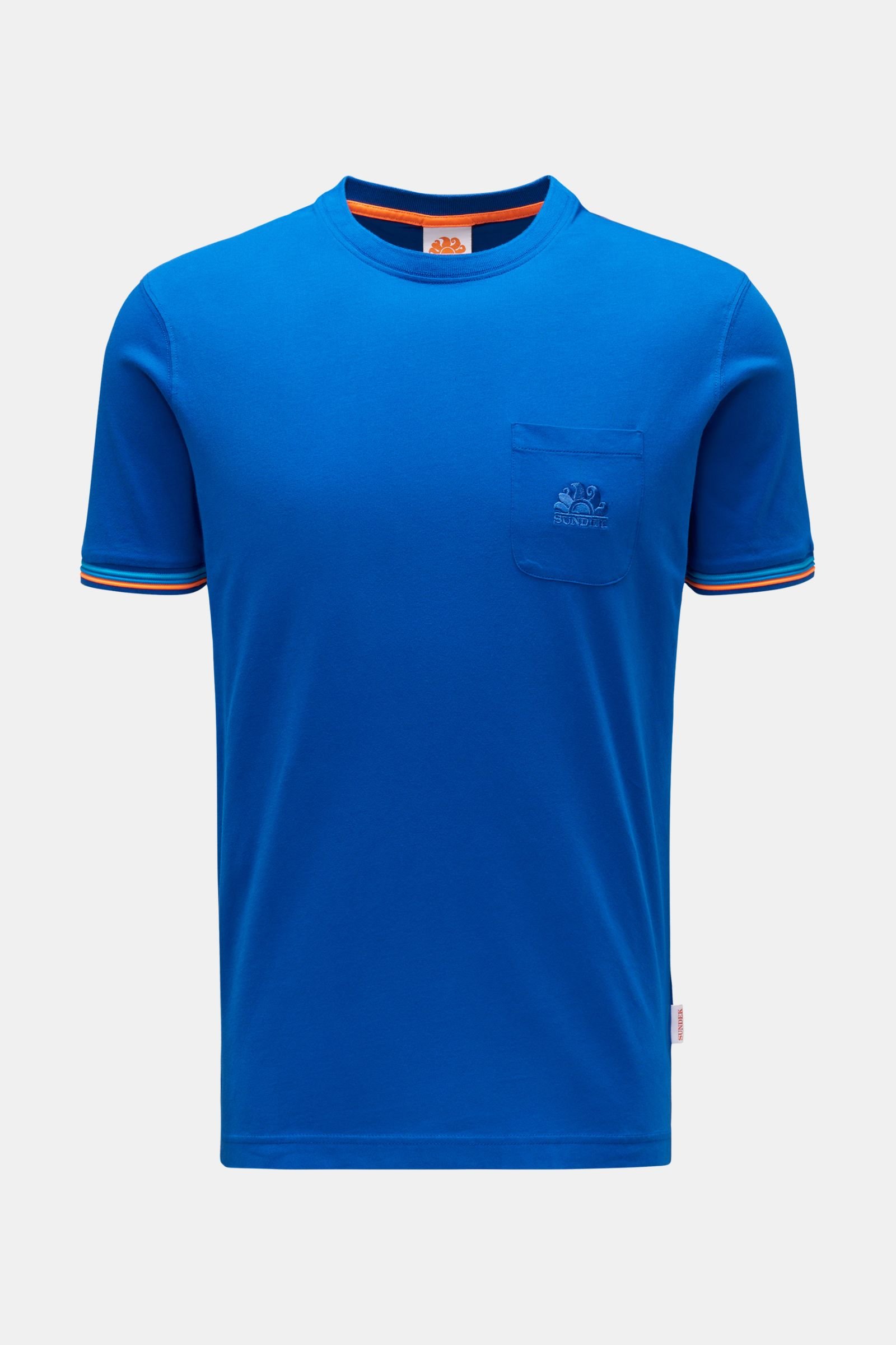 Rundhals-T-Shirt 'Finn' blau 