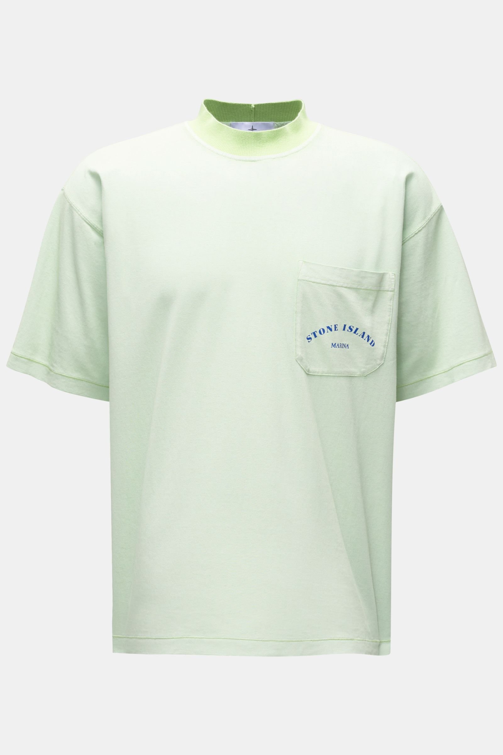 Crew neck T-shirt 'Marina' mint green